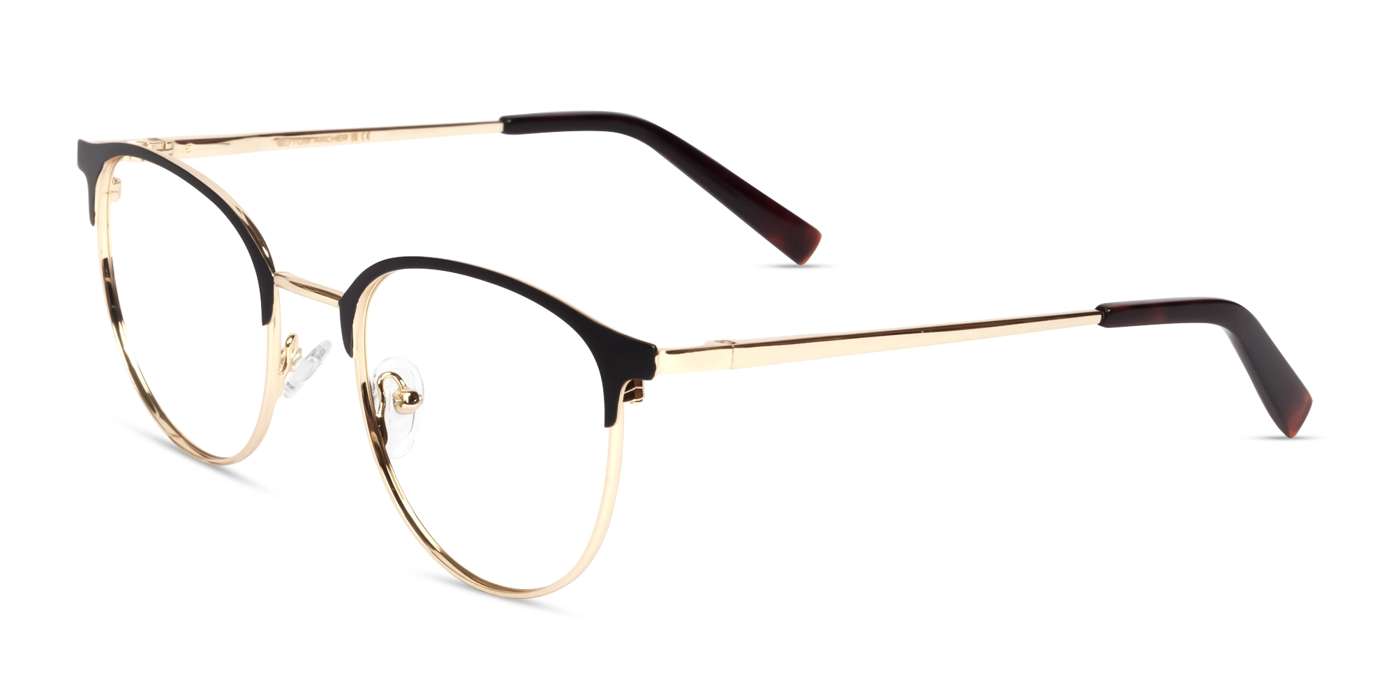 Matte Black & Champagne Gold Browling Glasses-3 Matte Black & Champagne Gold Browling Glasses-3
