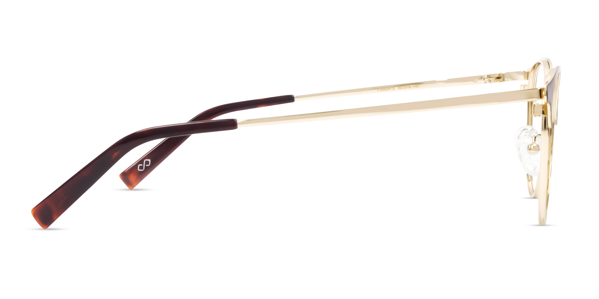 Matte Black & Champagne Gold Browling Glasses-4