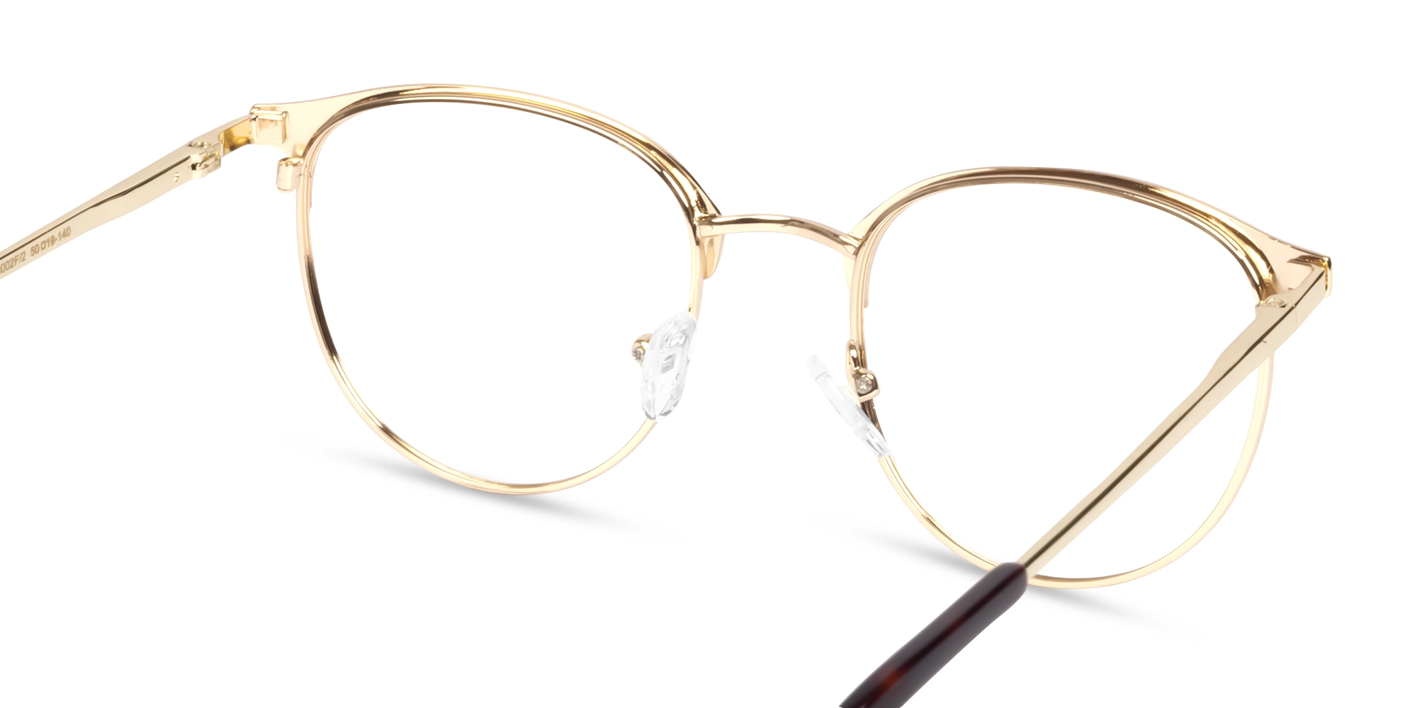 Matte Black & Champagne Gold Browling Glasses-5