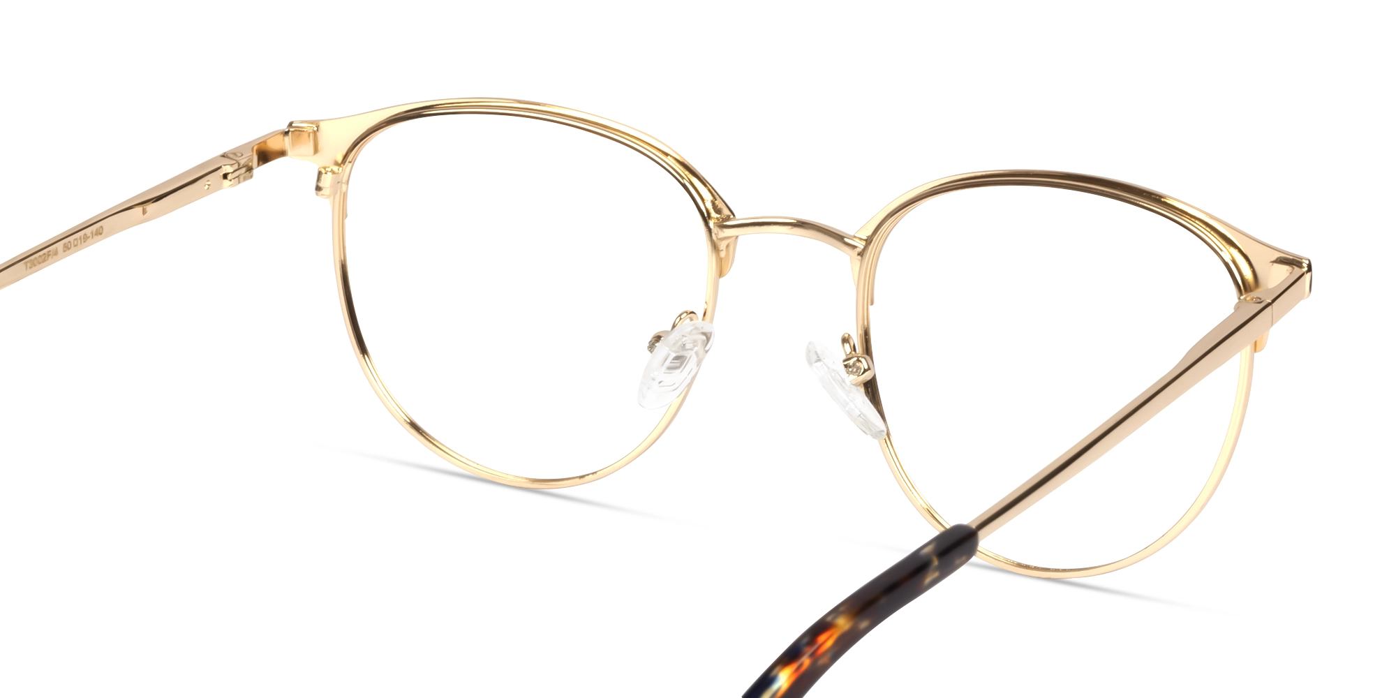 Matte Blue & Champagne Gold Browling Glasses-5