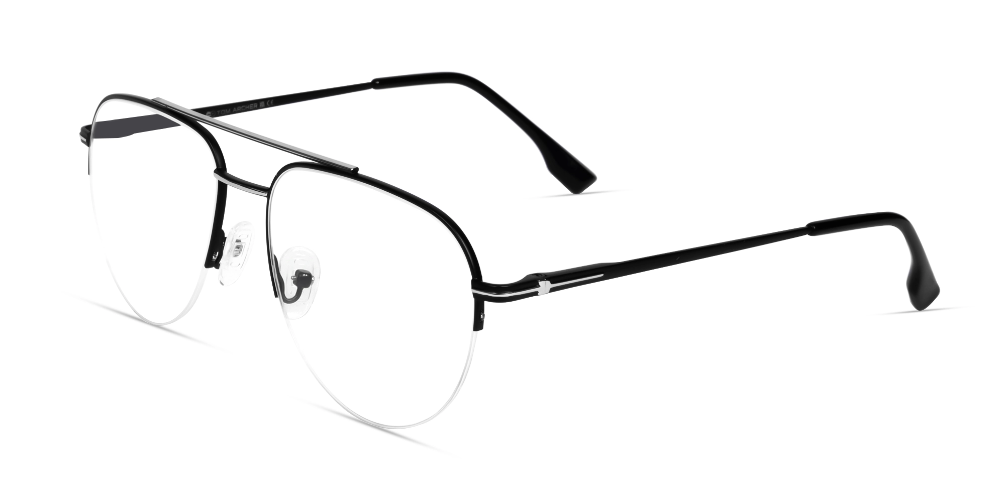 Gunmetal Double Bridge Pilot Metal Glasses-3 Gunmetal Double Bridge Pilot Metal Glasses-3