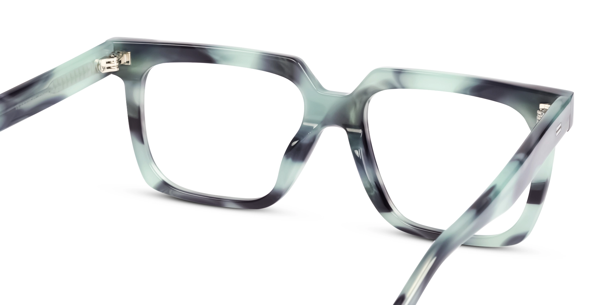 Teal Grotto Square Fullrim Glasses-5