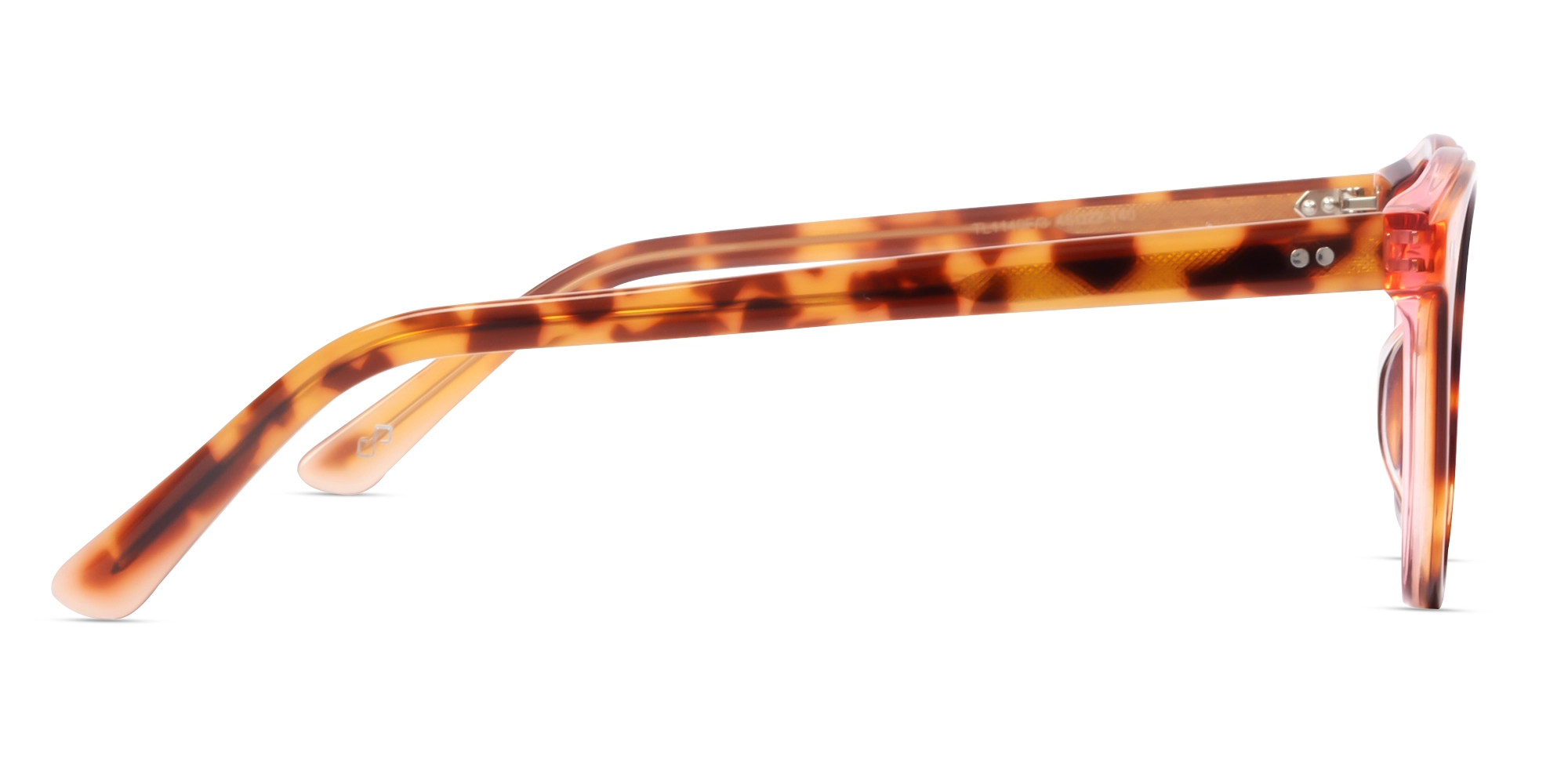Rust Tortoise Small Round Keyhole Bridge Glasses-3