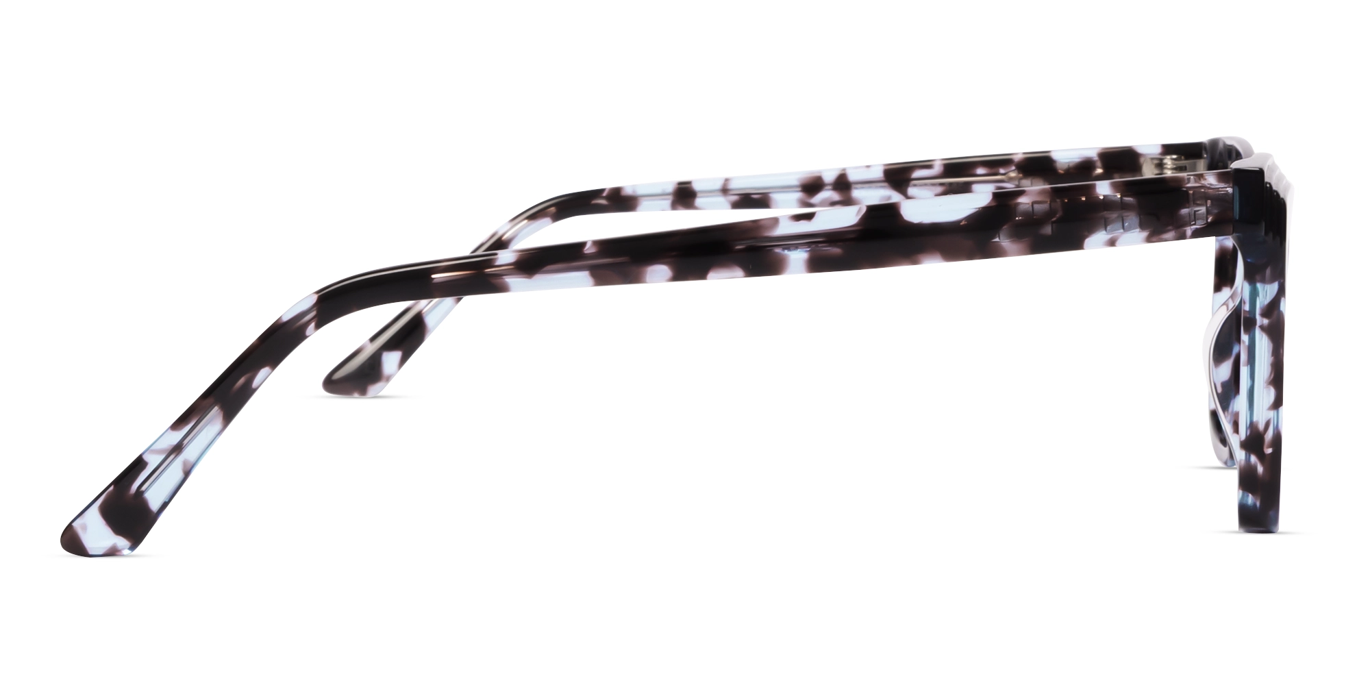 Blue Tortoise Square Fullrim Glasses-3