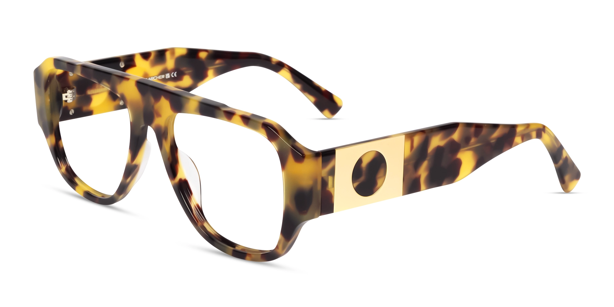 Havana Tortoise Oversized Fullrim Glasses-2