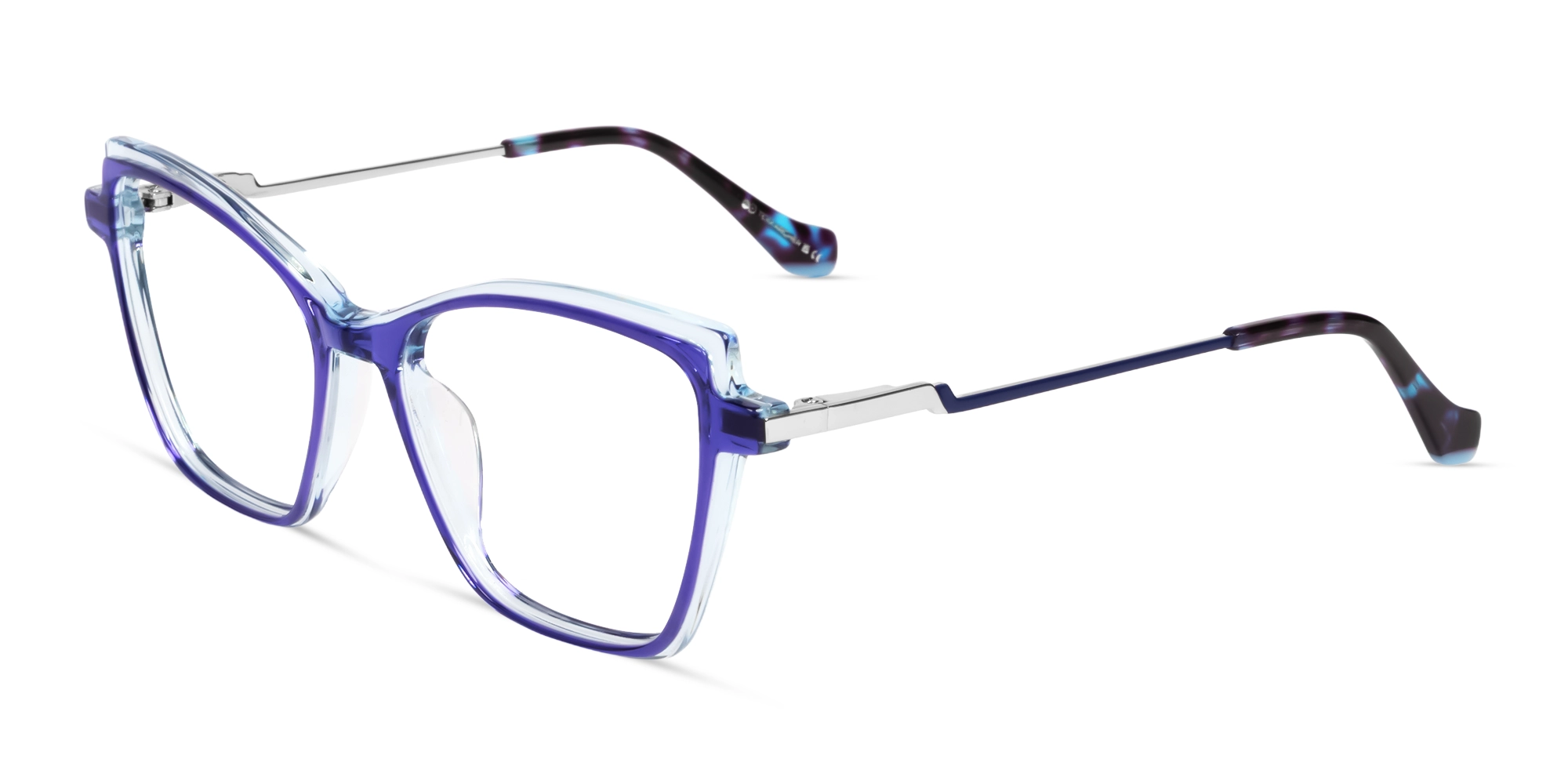 Crystal Indigo Butterfly Fullrim Glasses Crystal Indigo Butterfly Fullrim Glasses