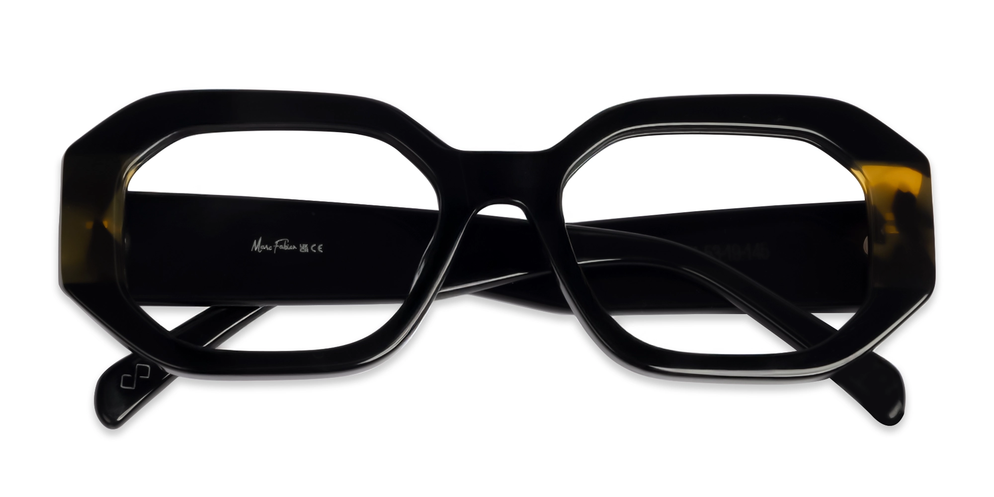 Chunky Black Thick Fullrim Rectangular Glasses