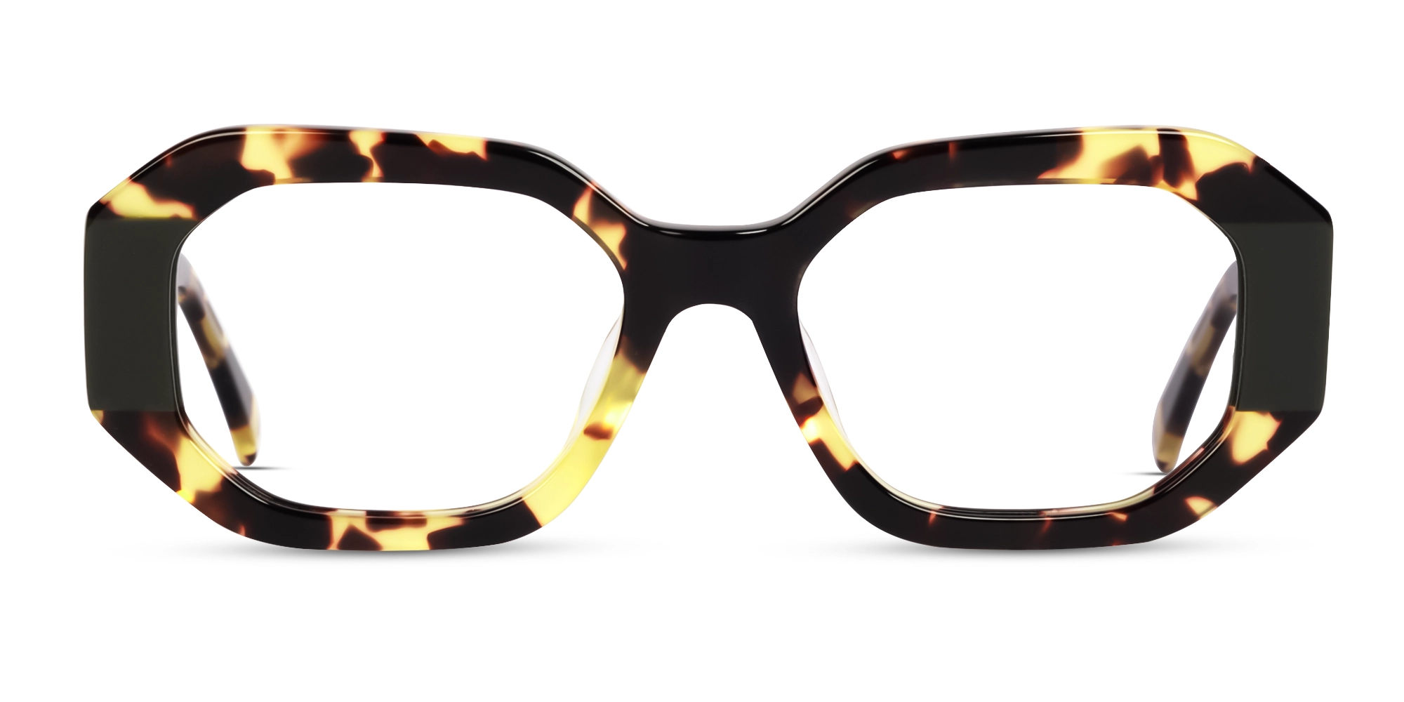 Rectangular Chunky Thick Havana Tortoise Glasses