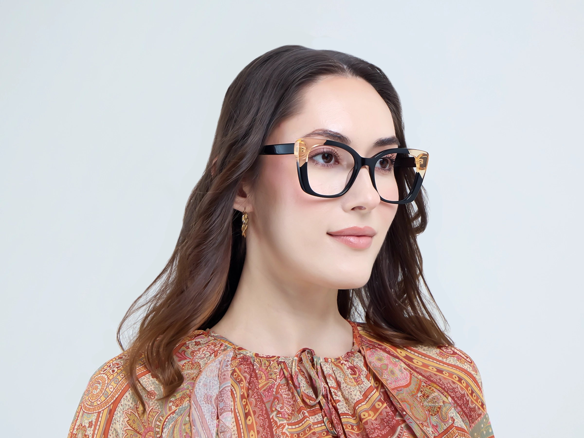 Large Black Butterfly Glasses For Female-11