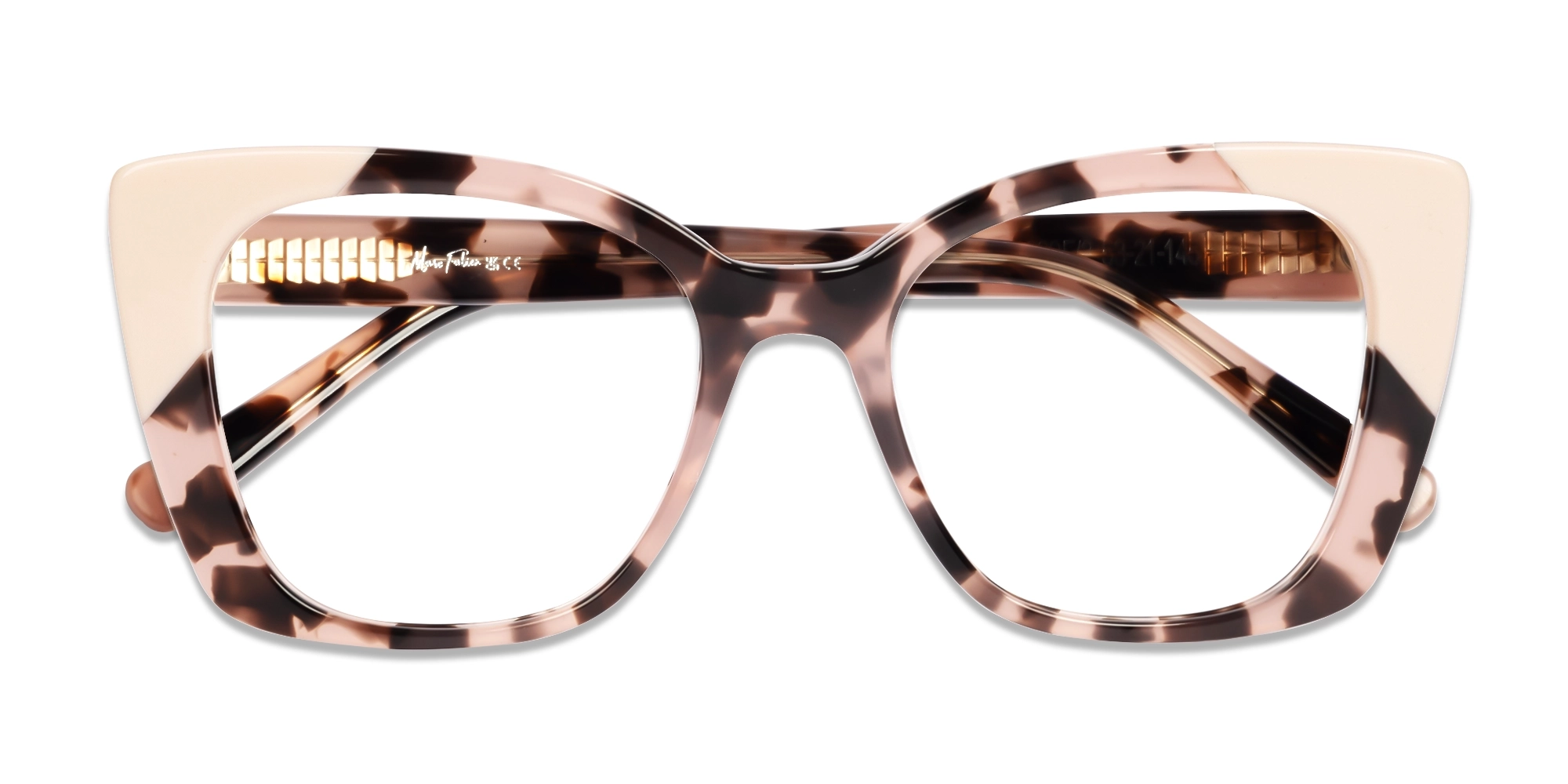 Pink Tortoise Butterfly Fullrim Glasses-6