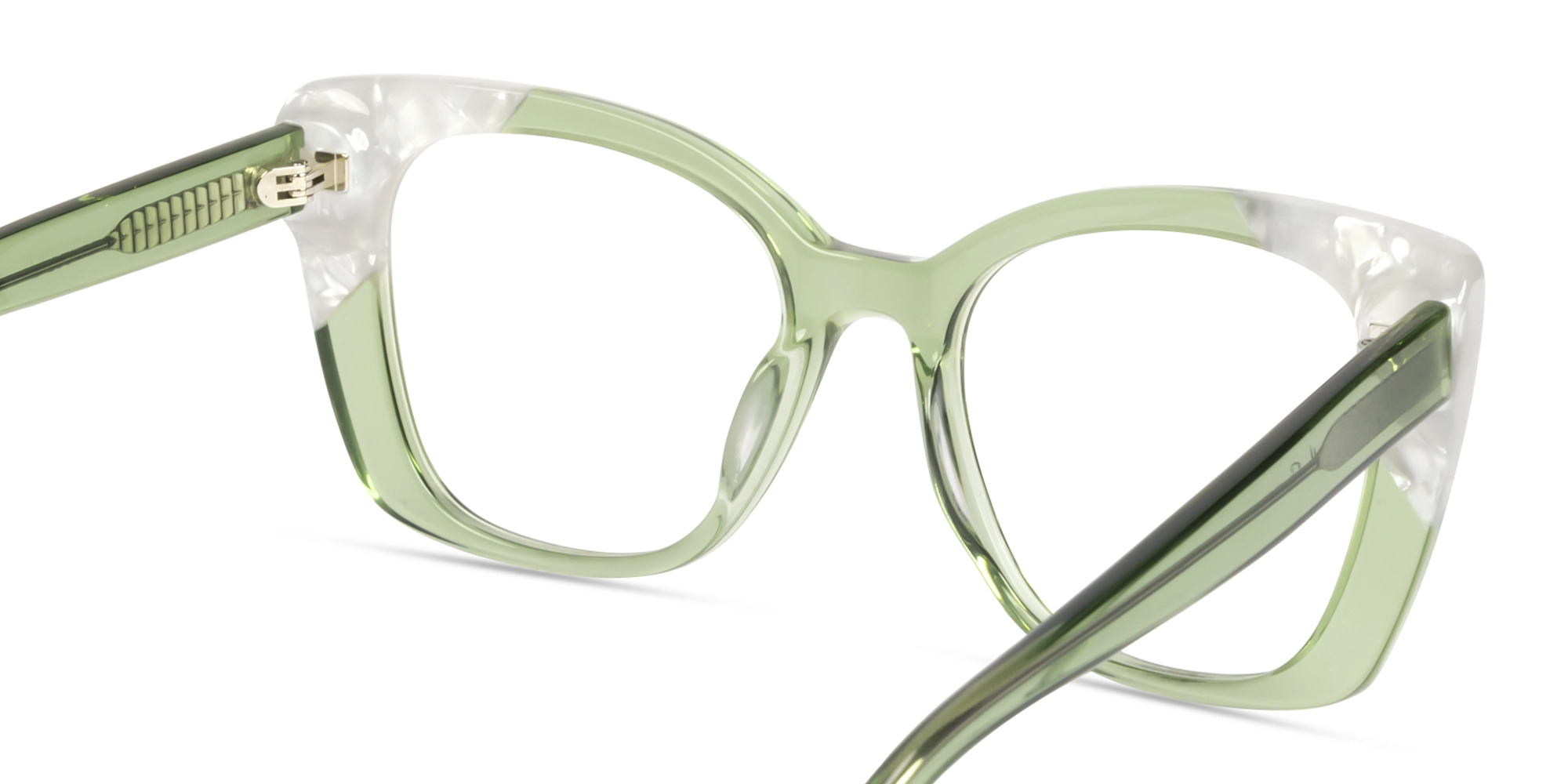 Crystal Gin Green Butterfly Glasses For Women-5