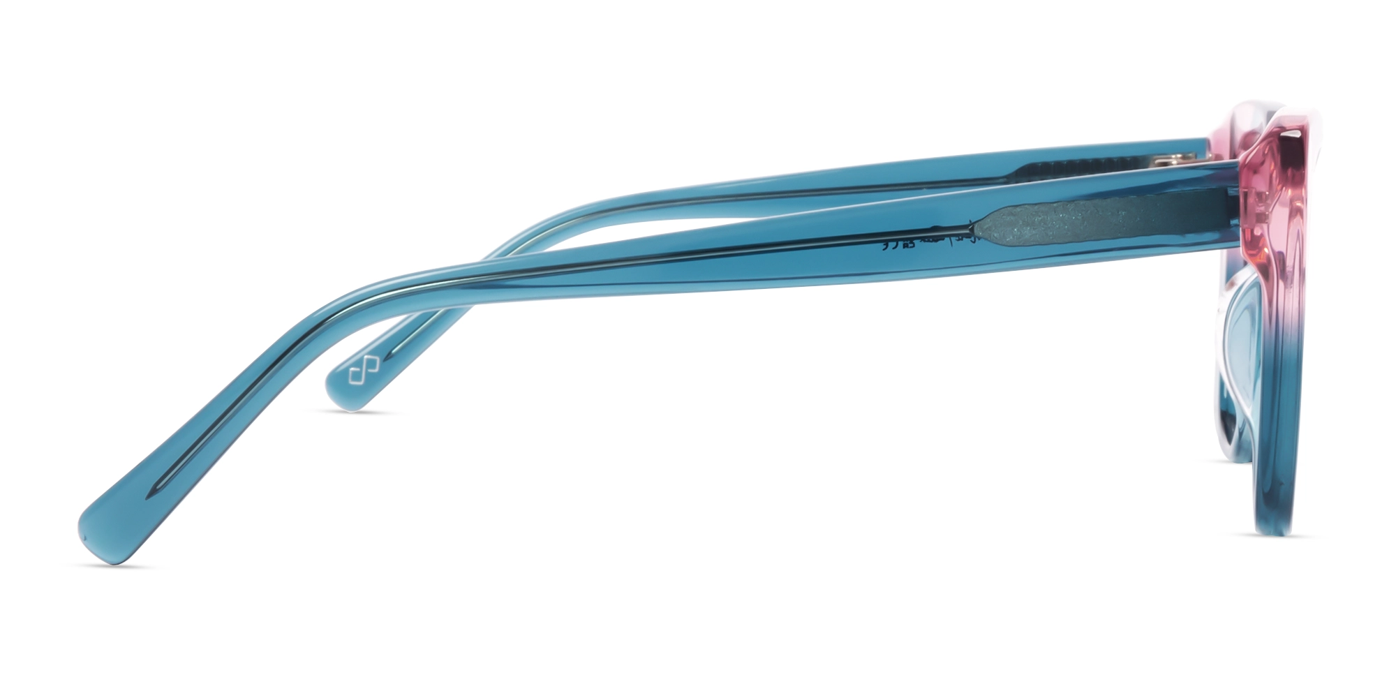 Crystal Teal Fullrim Butterfly Glasses For Female-4