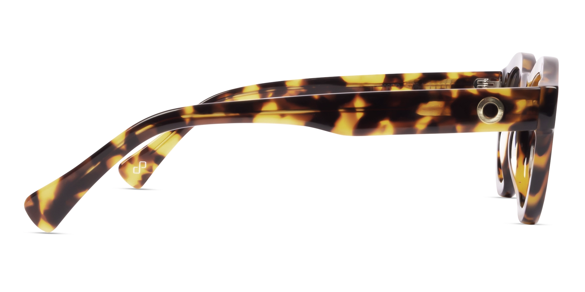 Havana Tortoise Thick Round Glasses-3