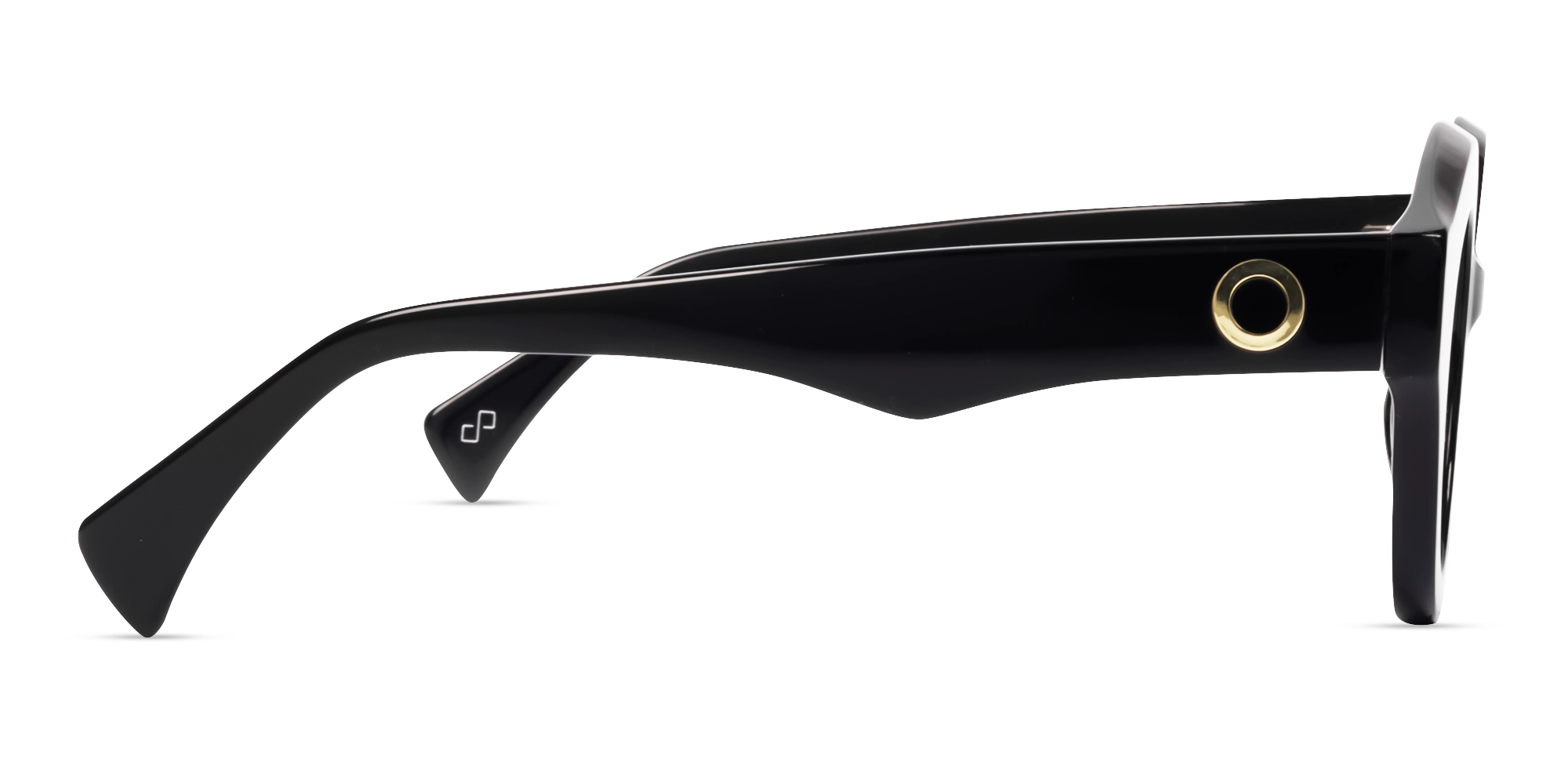 Thick Round Black Fullrim Acetate Glasses