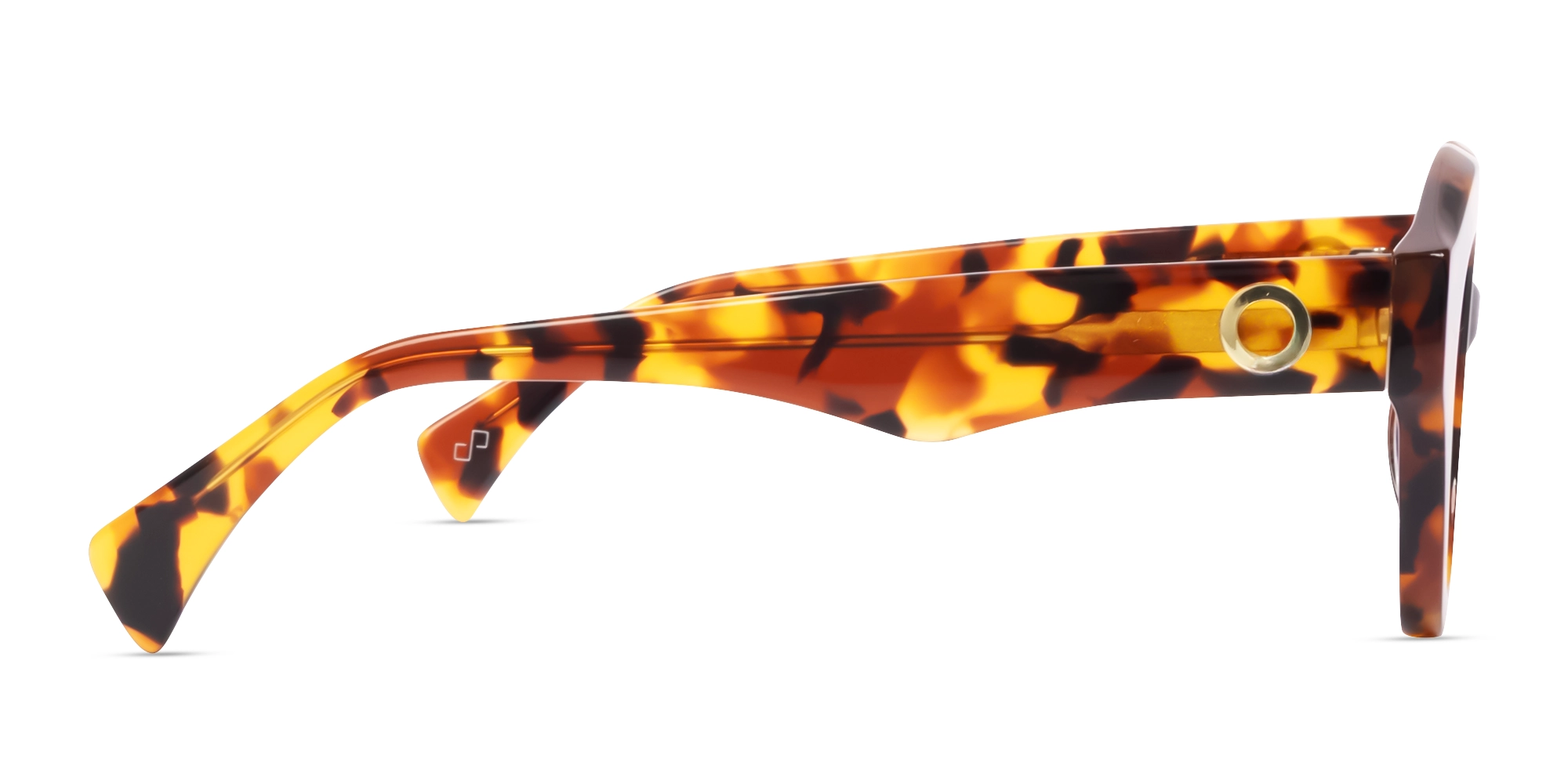 Honey Tortoise Thick Round Fullrim Glasses