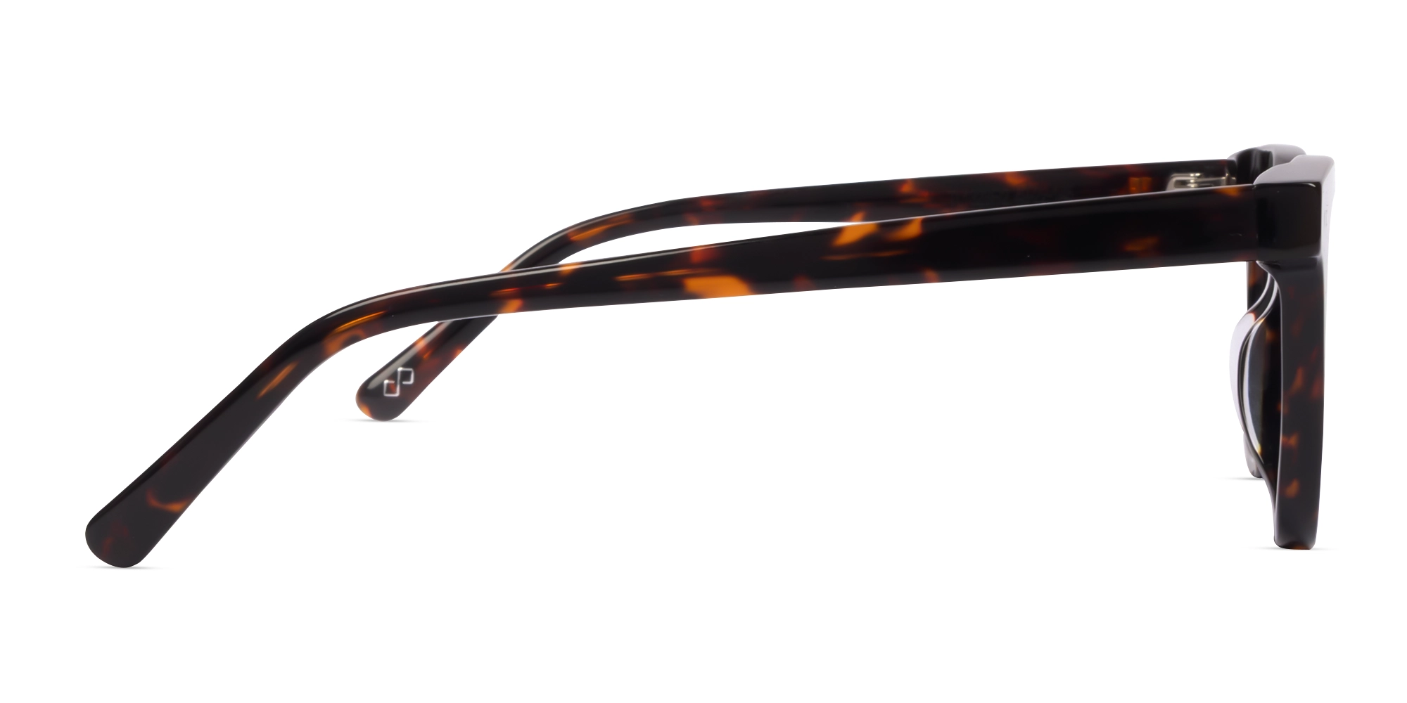 Dark Tortoise Acetate Full-Rim Glasses-3