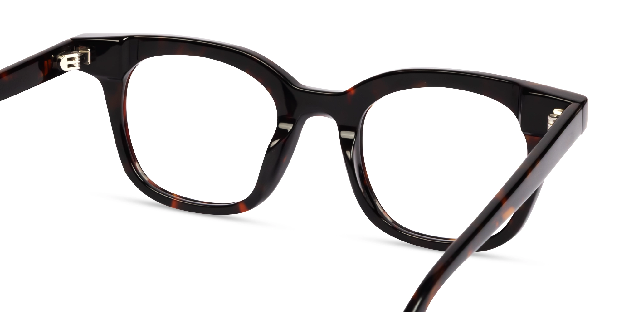 Dark Tortoise Acetate Full-Rim Glasses-4
