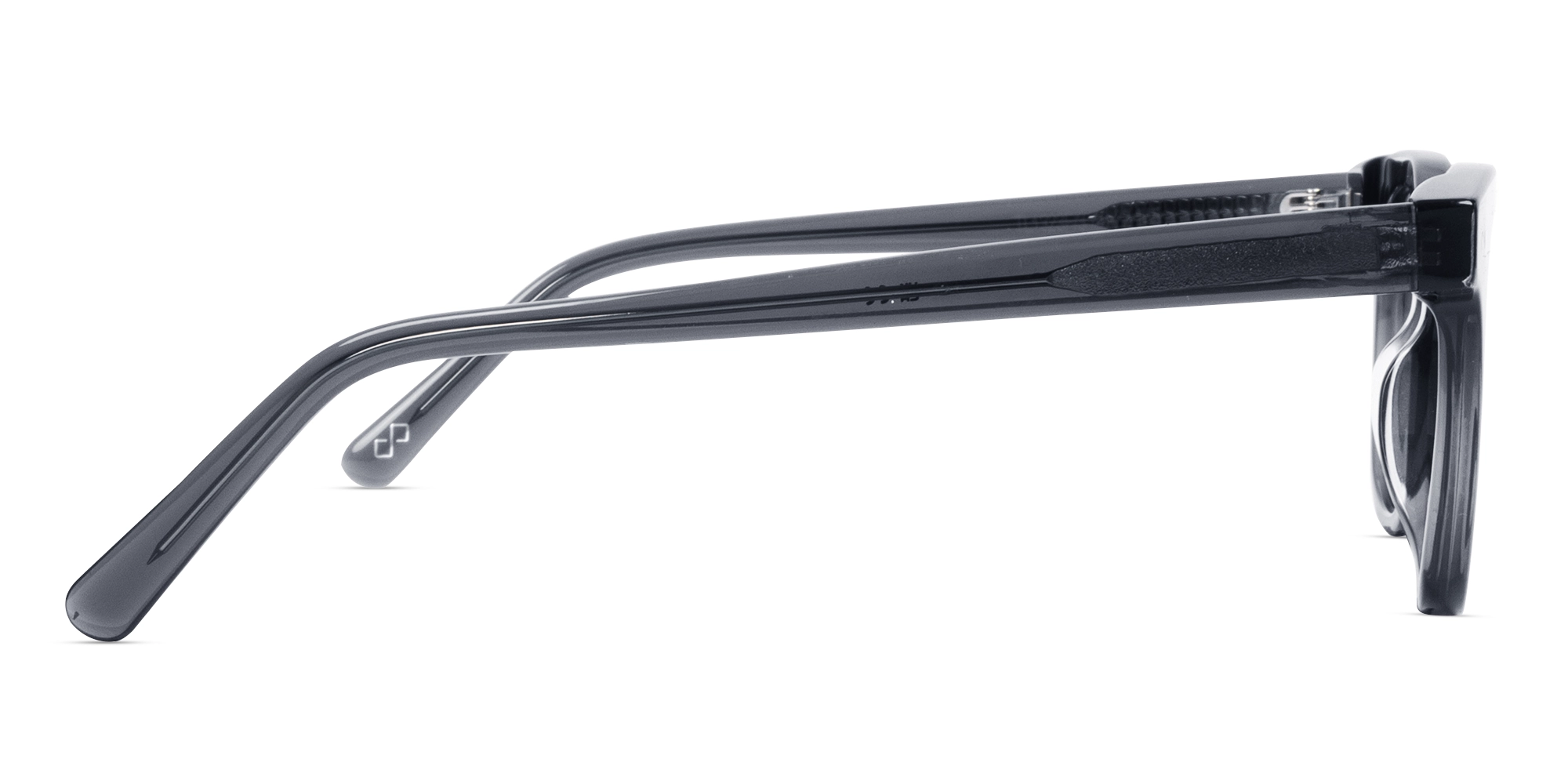 Crystal Grey Acetate Full-Rim Glasses-3