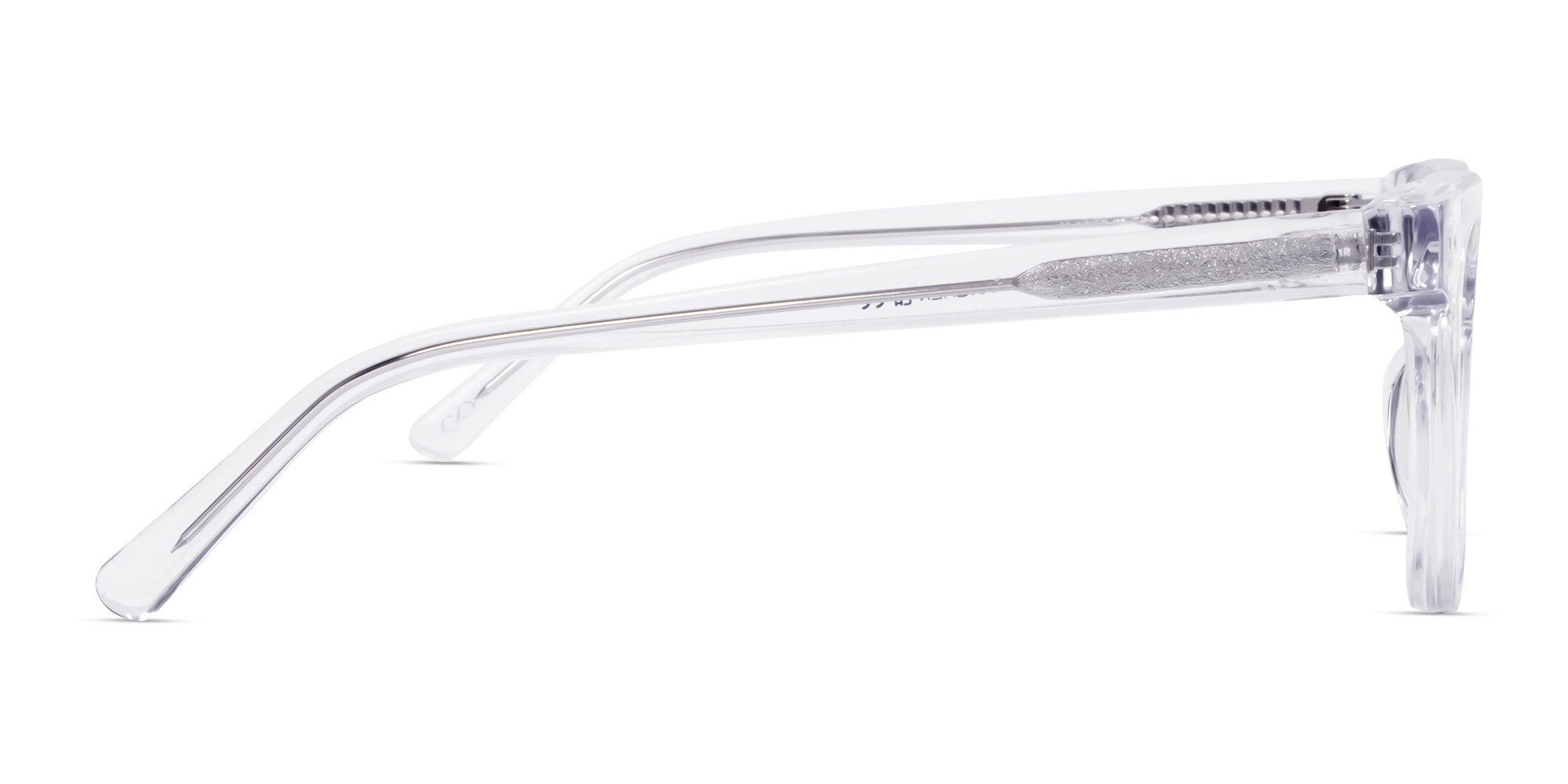 Crystal Clear Acetate Full-Rim Glasses-3