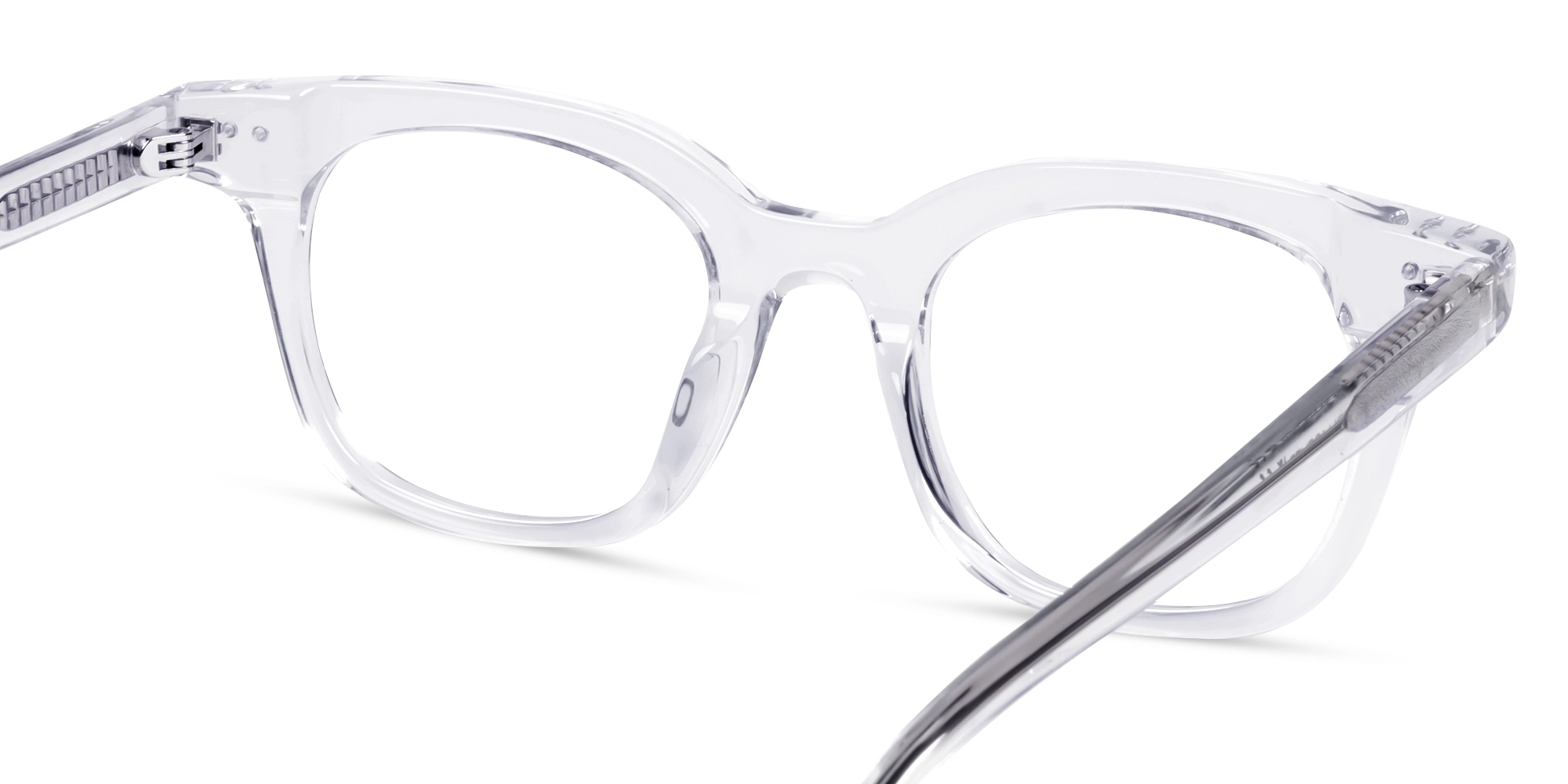 Crystal Clear Acetate Full-Rim Glasses-4