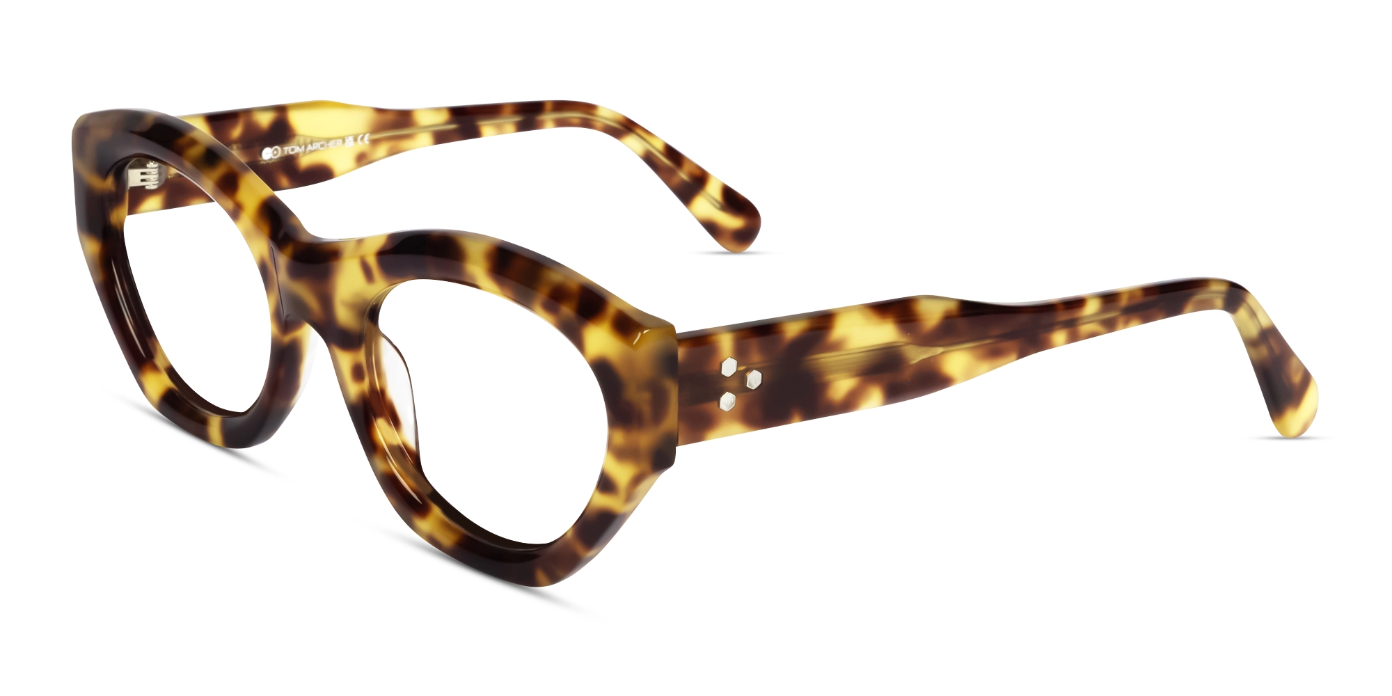 Marzipan Tortoise Thick Geometric Glasses Marzipan Tortoise Thick Geometric Glasses