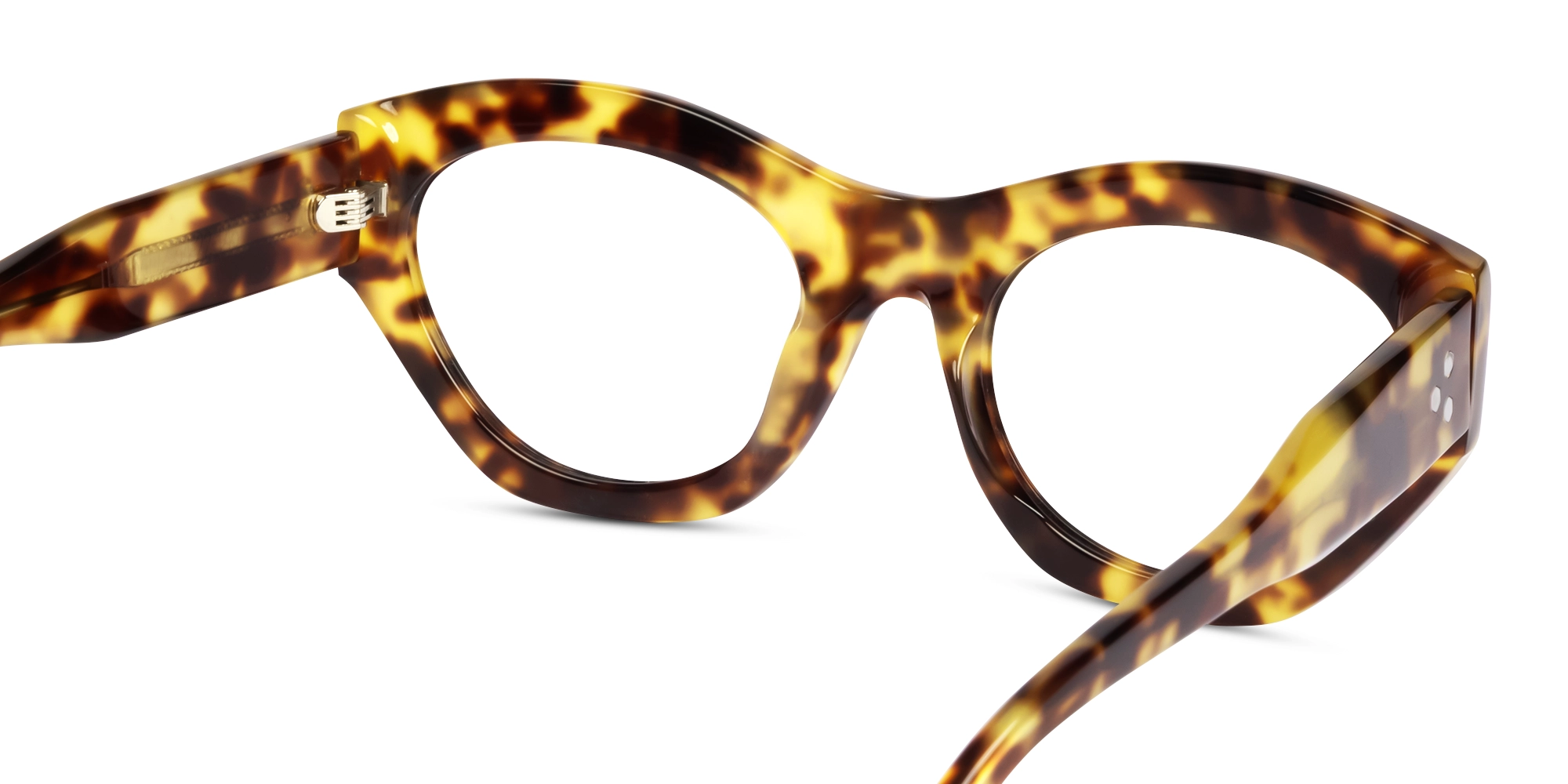 Marzipan Tortoise Thick Geometric Glasses