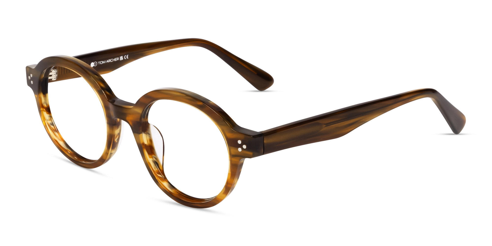 Crystal Chicory Round Fullrim Acetate Glasses-2 Crystal Chicory Round Fullrim Acetate Glasses-2