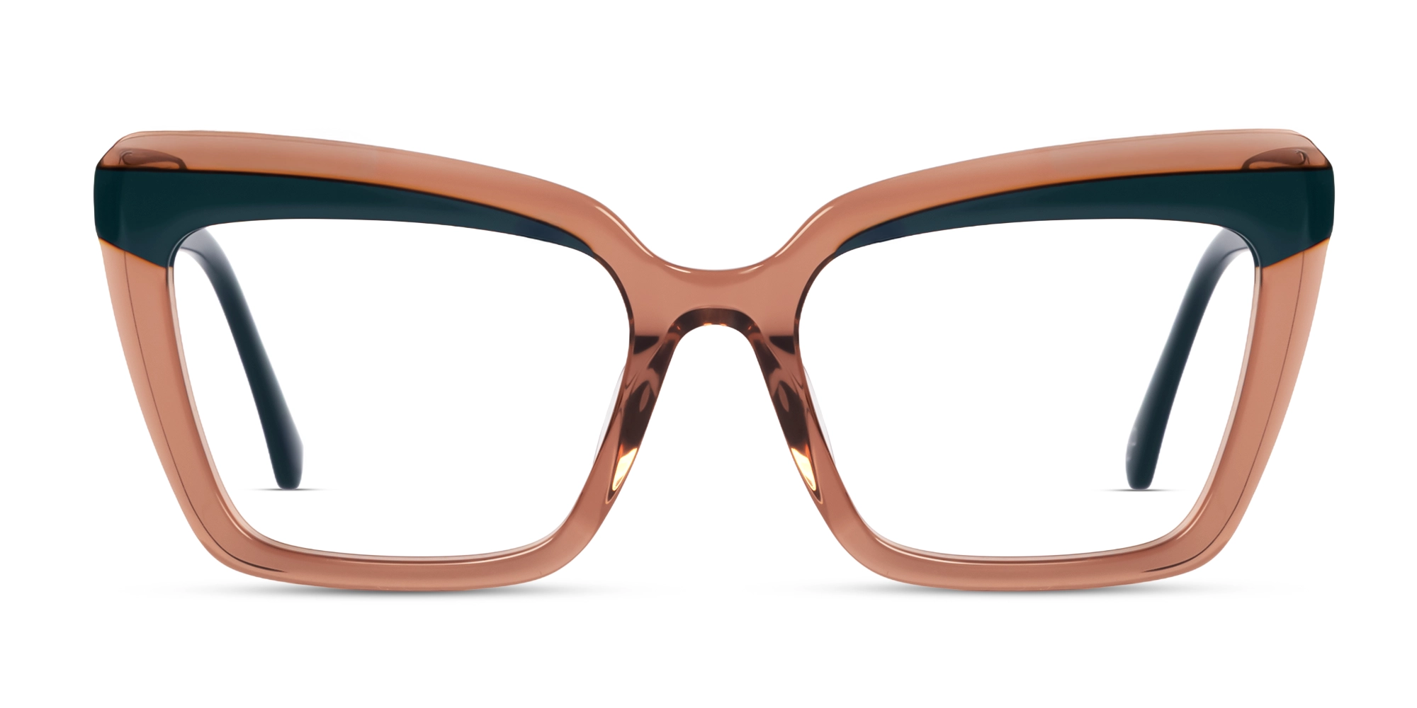 Crystal Acorn Cateye Acetate Fullrim Glasses Crystal Acorn Cateye Acetate Fullrim Glasses