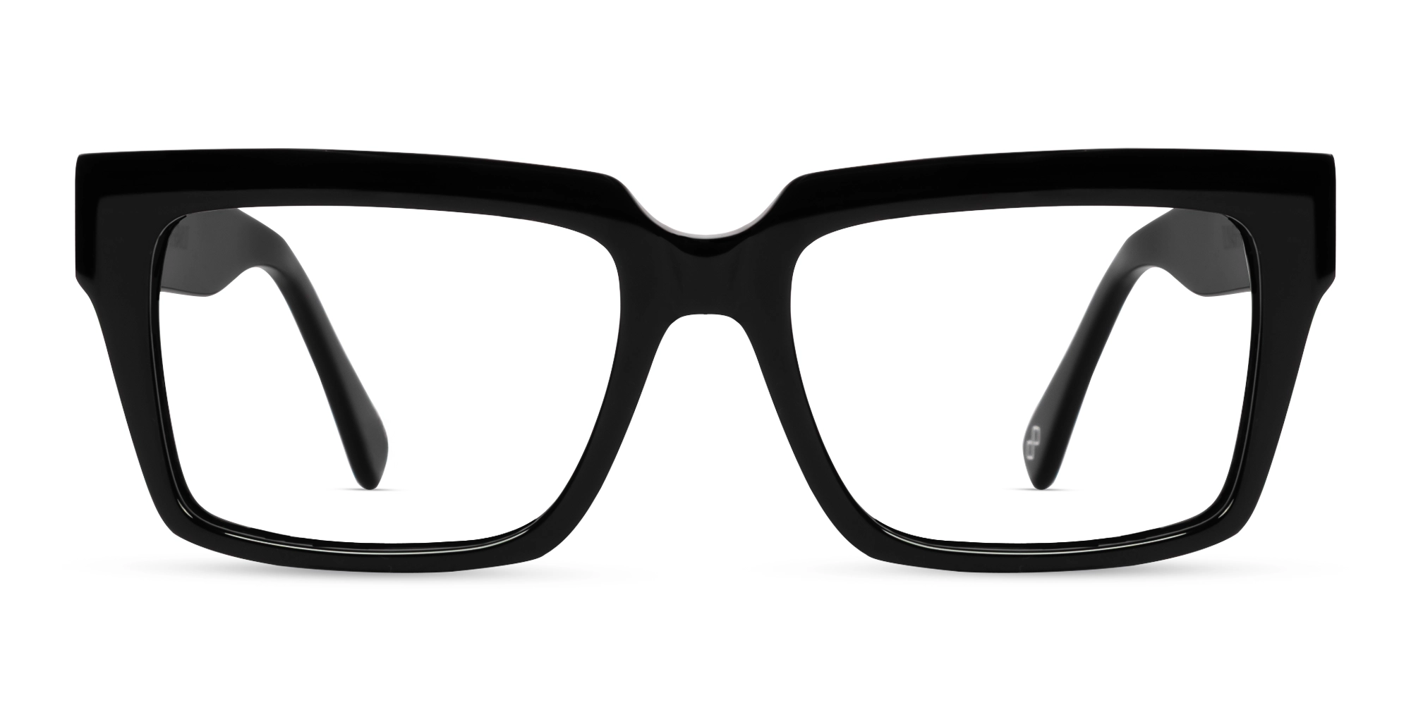 Large Rectangular Black Glasses-1