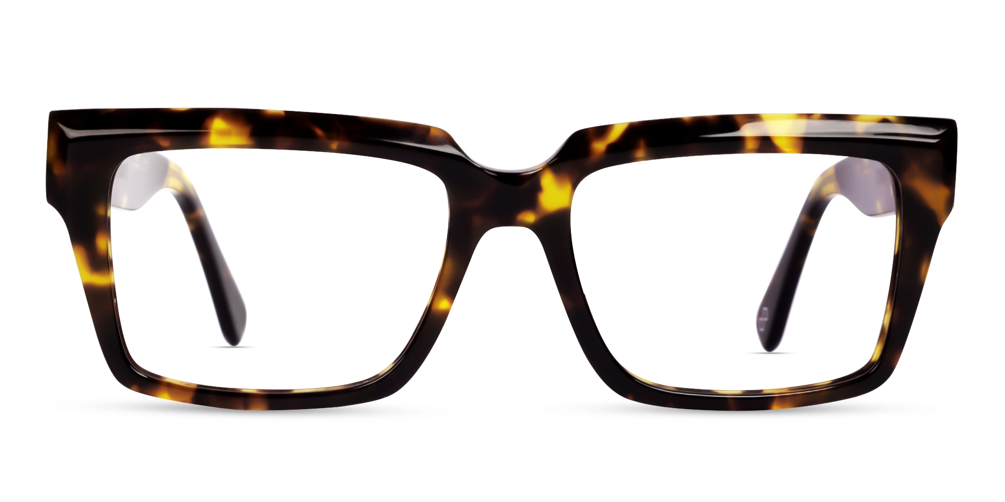 Havana Tortoise Spring Hinge Rectangular Glasses-1 Havana Tortoise Spring Hinge Rectangular Glasses-1