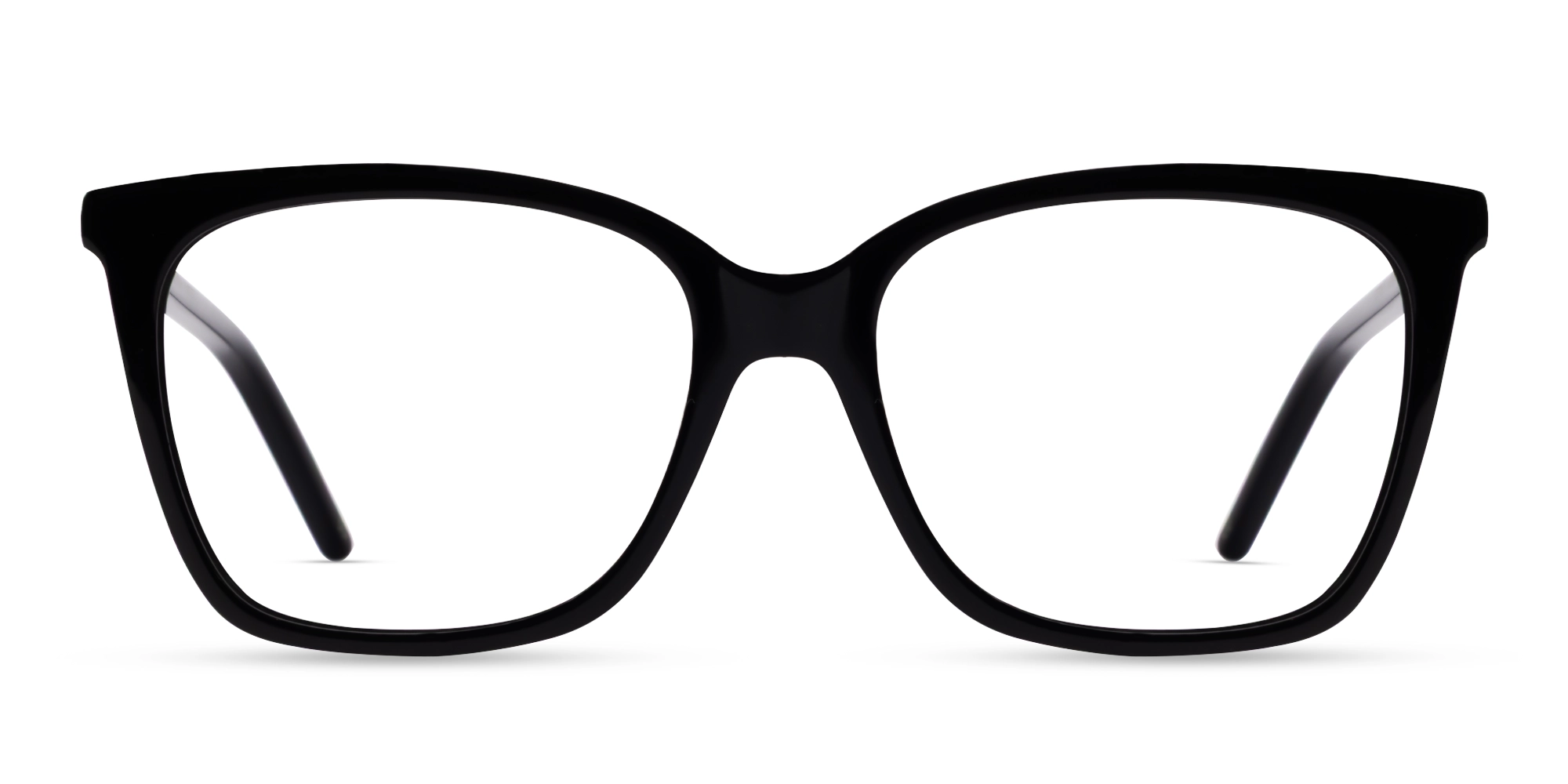 Black Square Acetate Fullrim Glasses-1