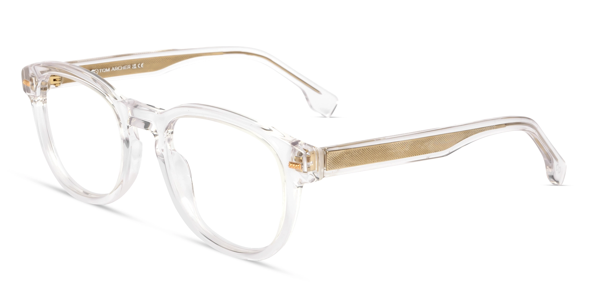 Crystal Clear Round Square Fullrim Glasses-2