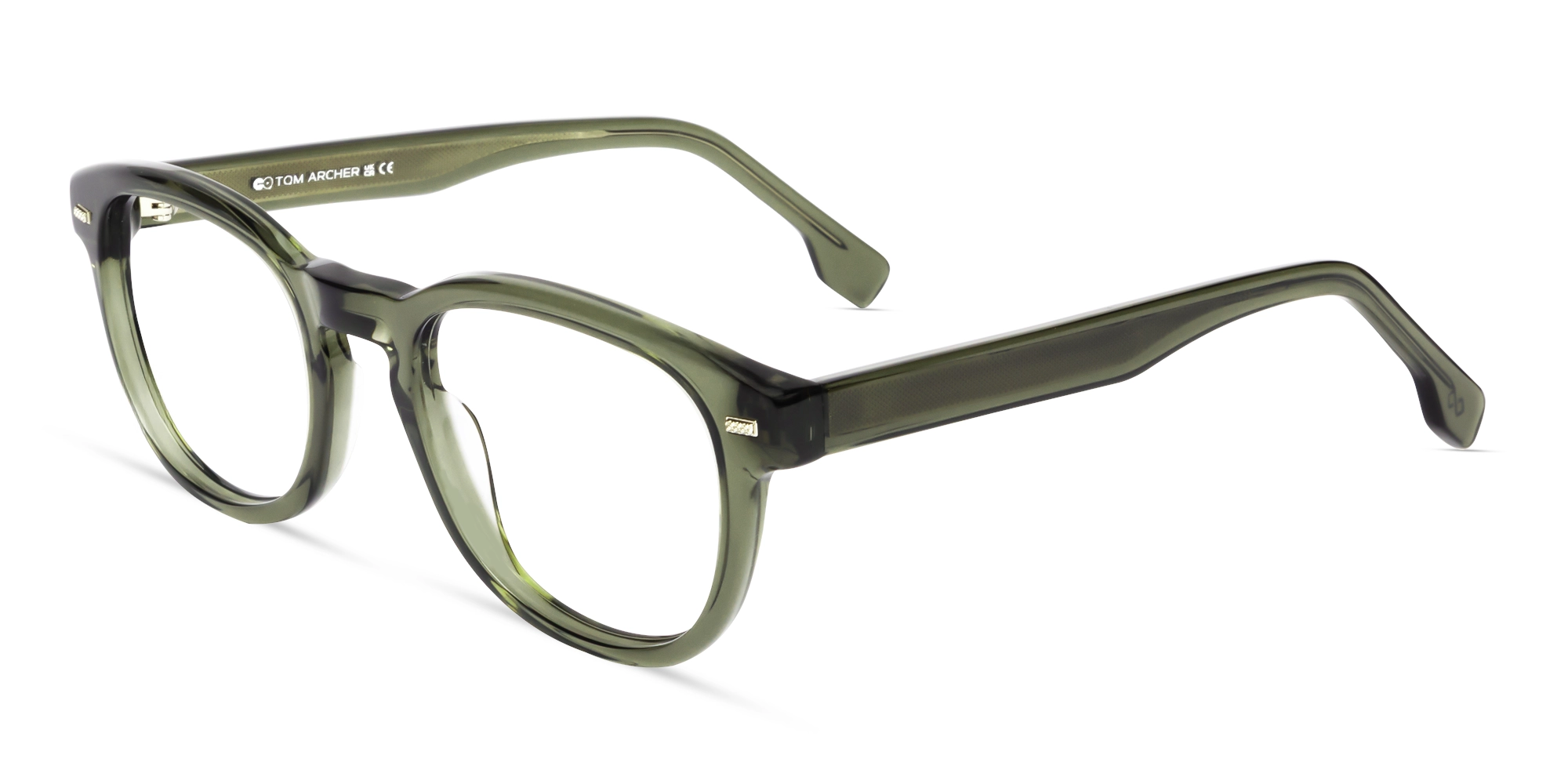 Crystal Green Round Square Fullrim Glasses-2 Crystal Green Round Square Fullrim Glasses-2