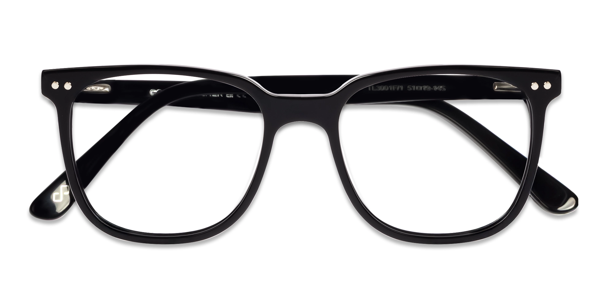 Black Magnetic Clip-On Prescription Glasses – Green & Yellow