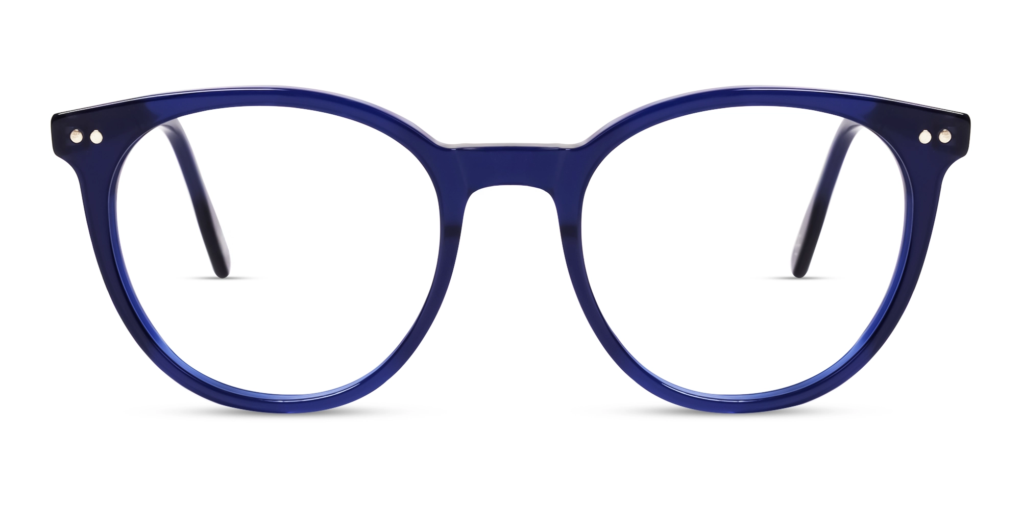 Crystal Blue Frame With Yellow & Grey Magnetic Clipons