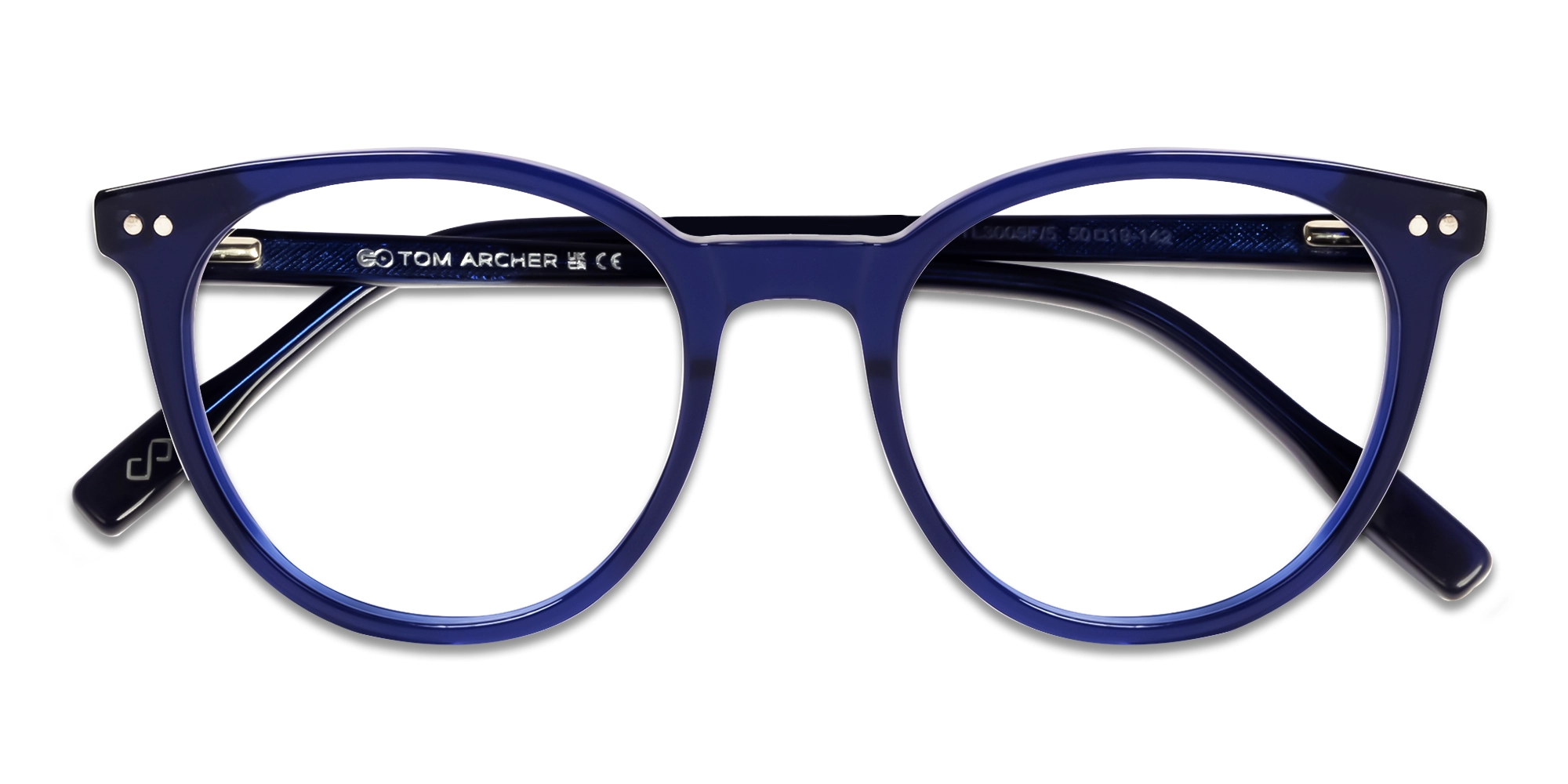 Crystal Blue Frame With Yellow & Grey Magnetic Clipons