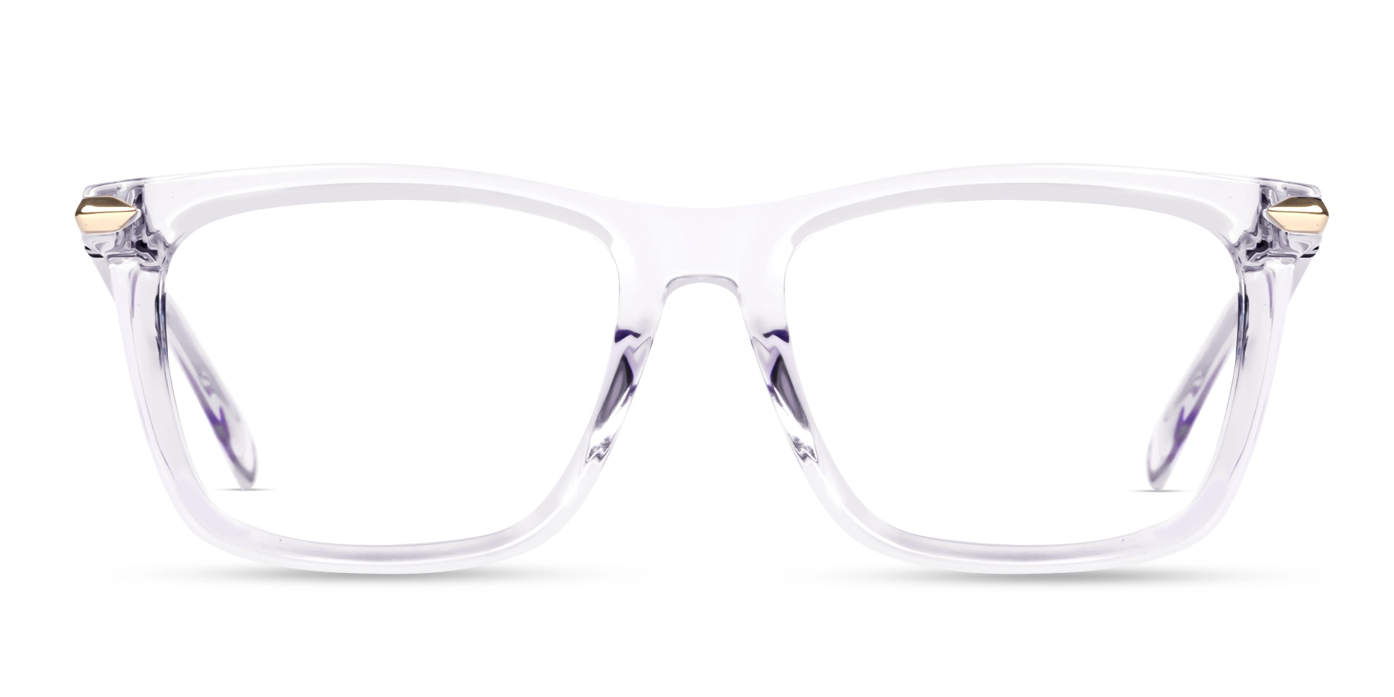 Oversized Crystal Clear Square Fullrim Glasses-1 Oversized Crystal Clear Square Fullrim Glasses-1