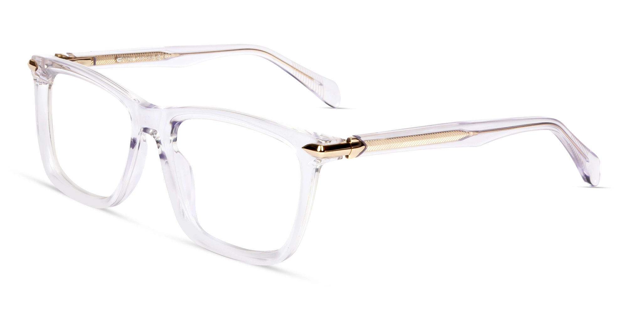 Oversized Crystal Clear Square Fullrim Glasses-2 Oversized Crystal Clear Square Fullrim Glasses-2