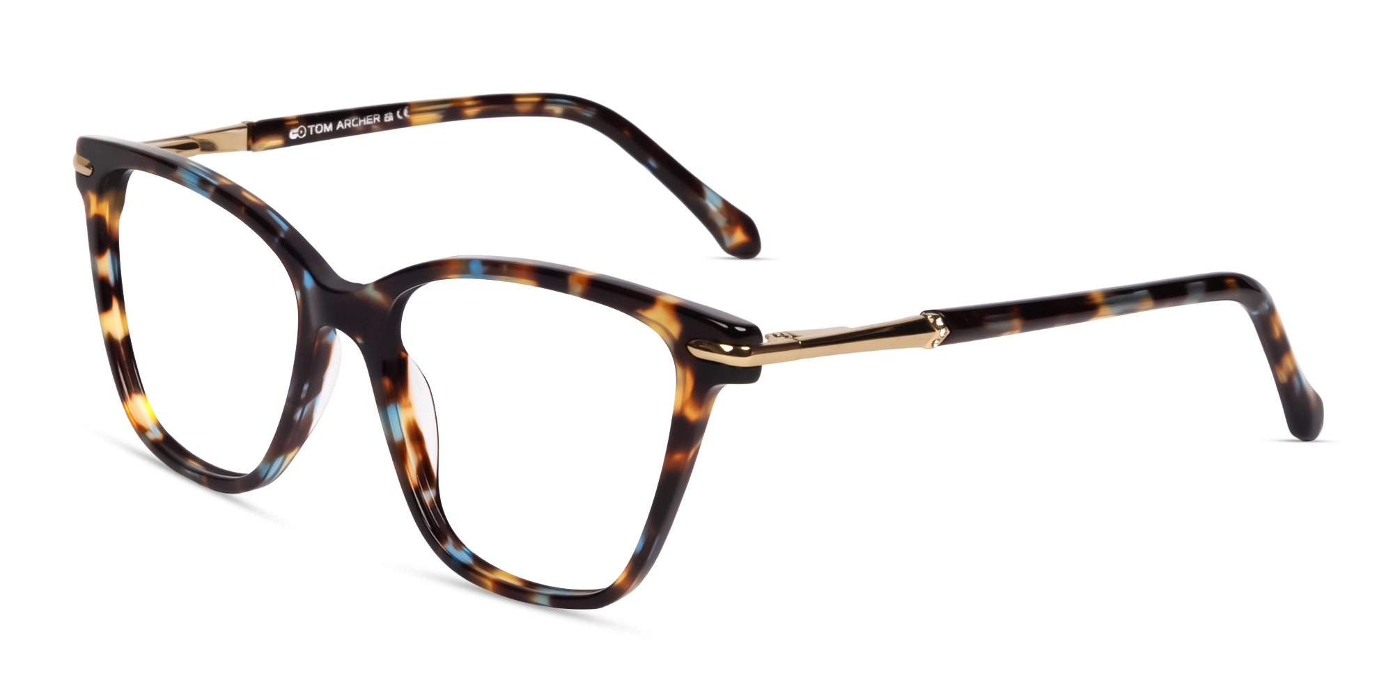 Starling Tortoise Cateye Square Fullrim Glasses Starling Tortoise Cateye Square Fullrim Glasses