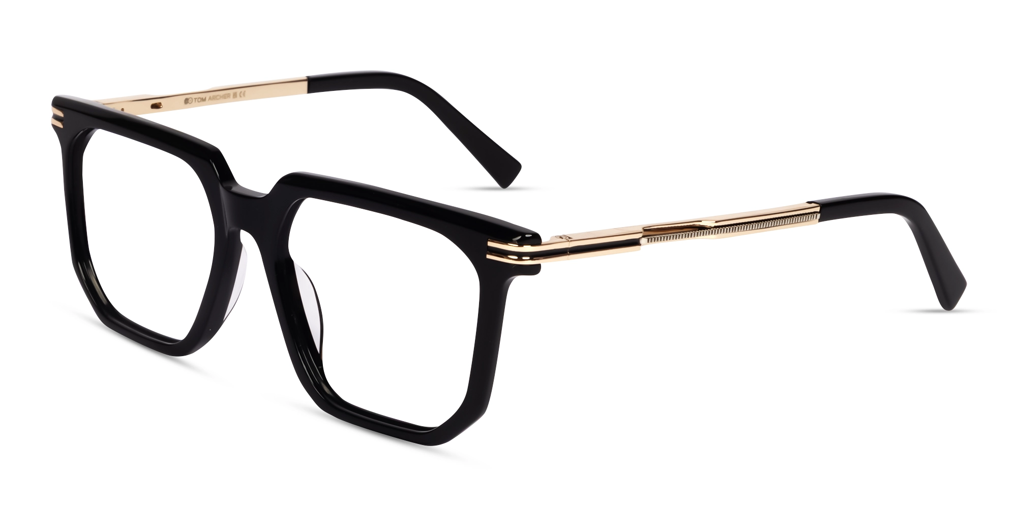 Black Square Geometric Full-Rim Glasses-3 Black Square Geometric Full-Rim Glasses-3