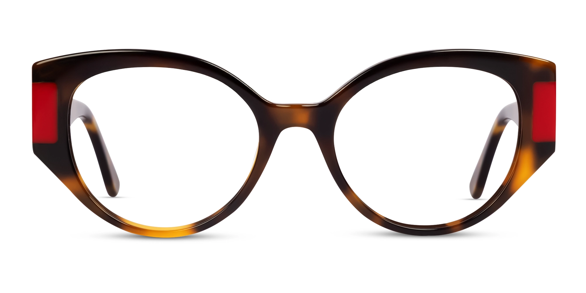 Honey Tortoise Oversized Cateye Glasses-1