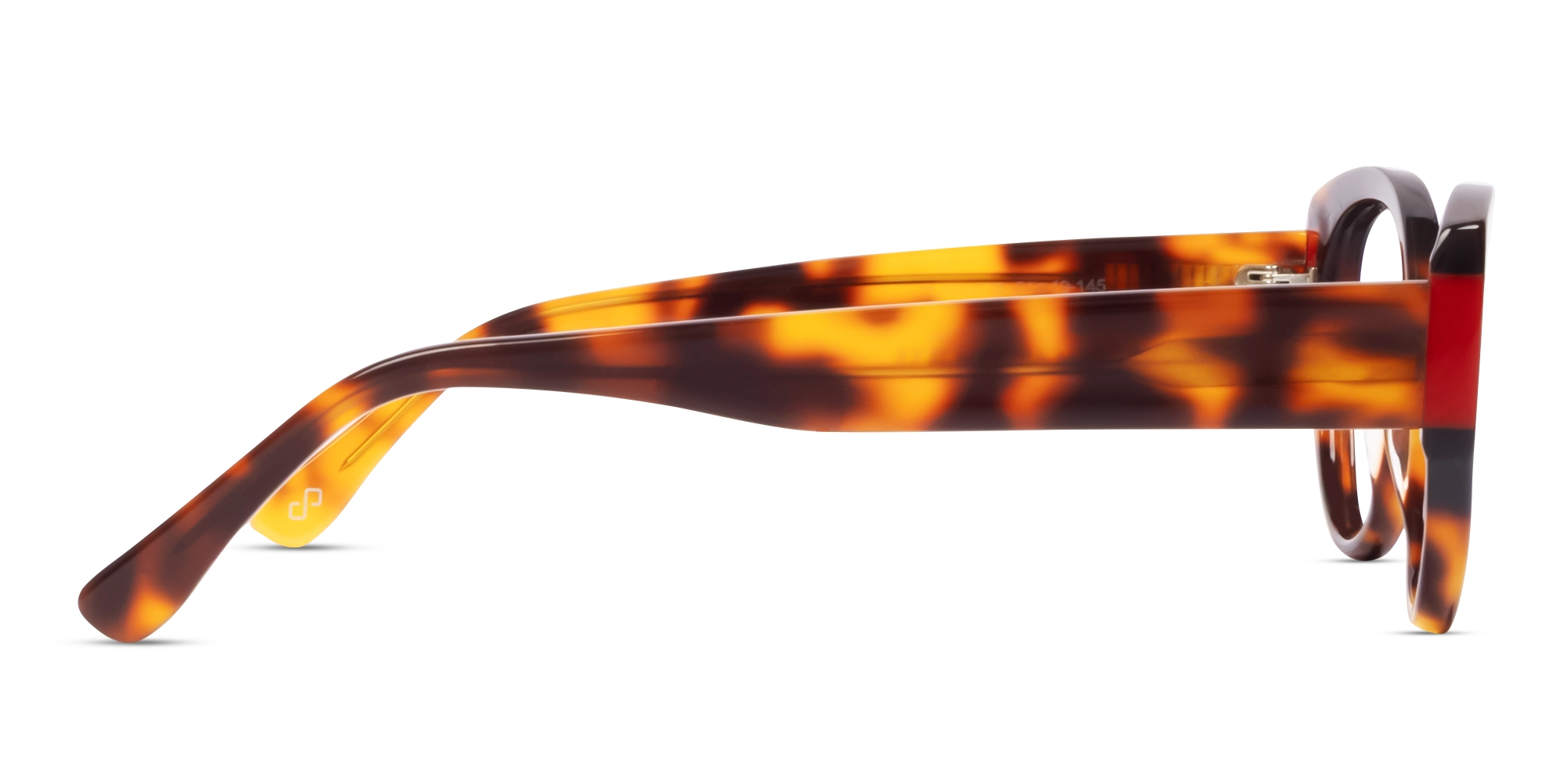 Honey Tortoise Oversized Cateye Glasses-3