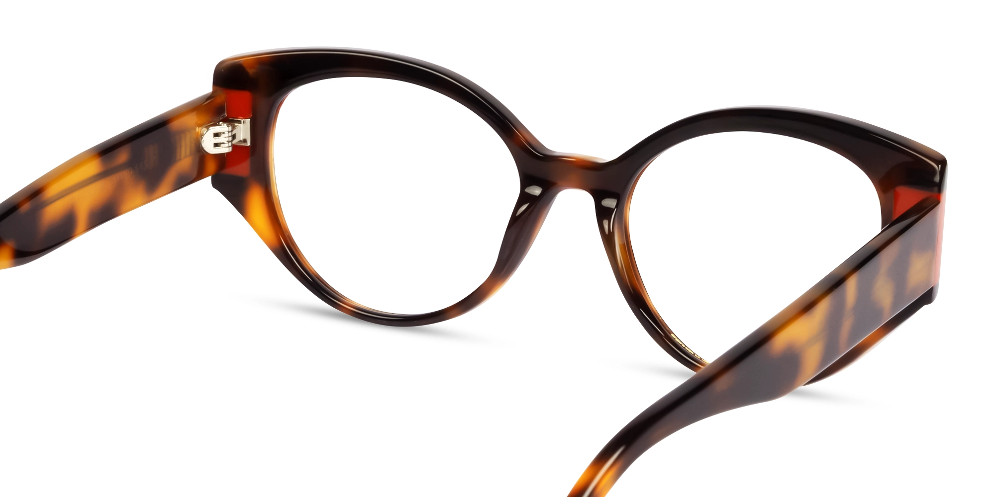 Honey Tortoise Oversized Cateye Glasses-4