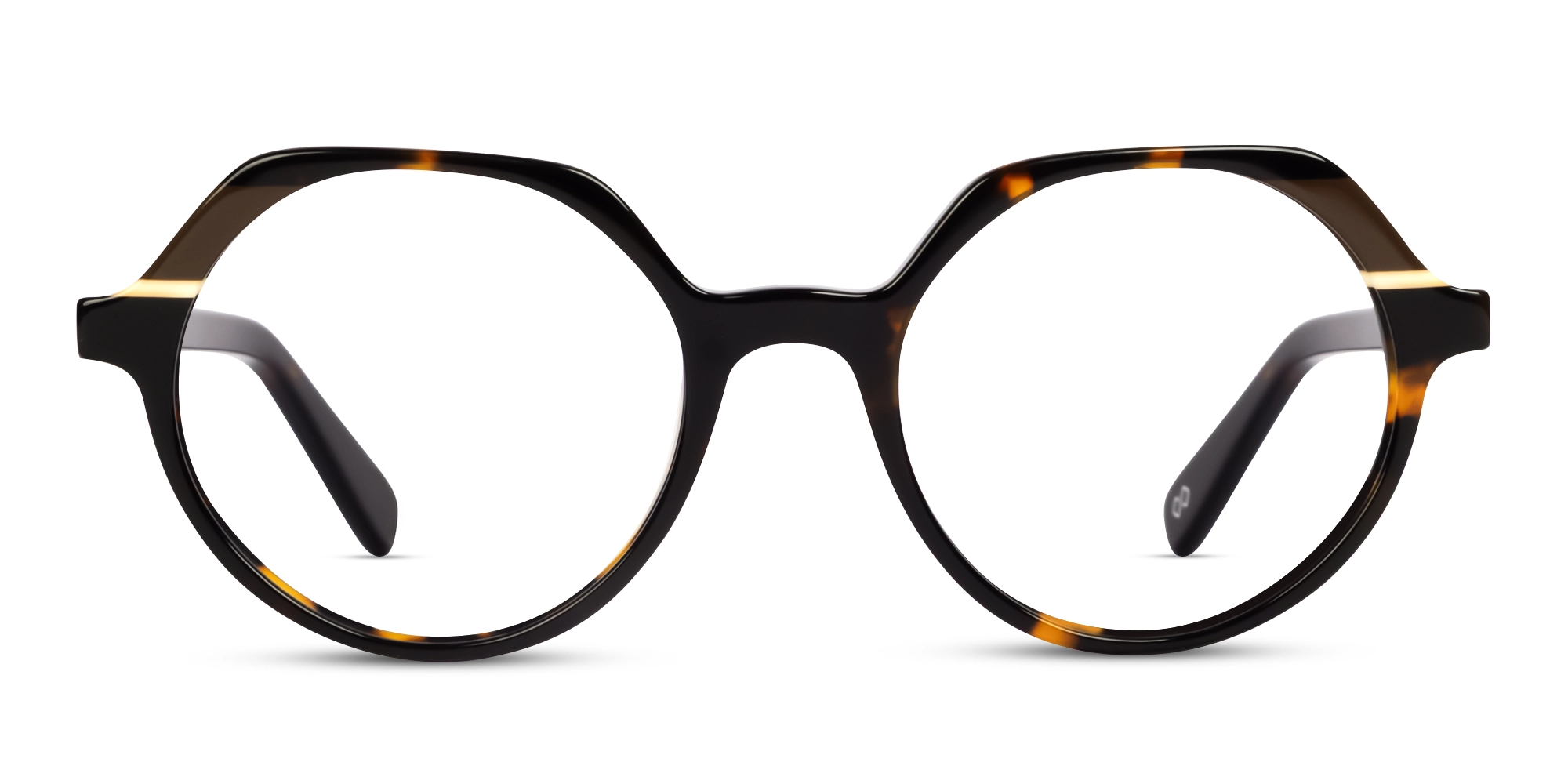 Tortoise Round Fullrim Acetate Glasses-1