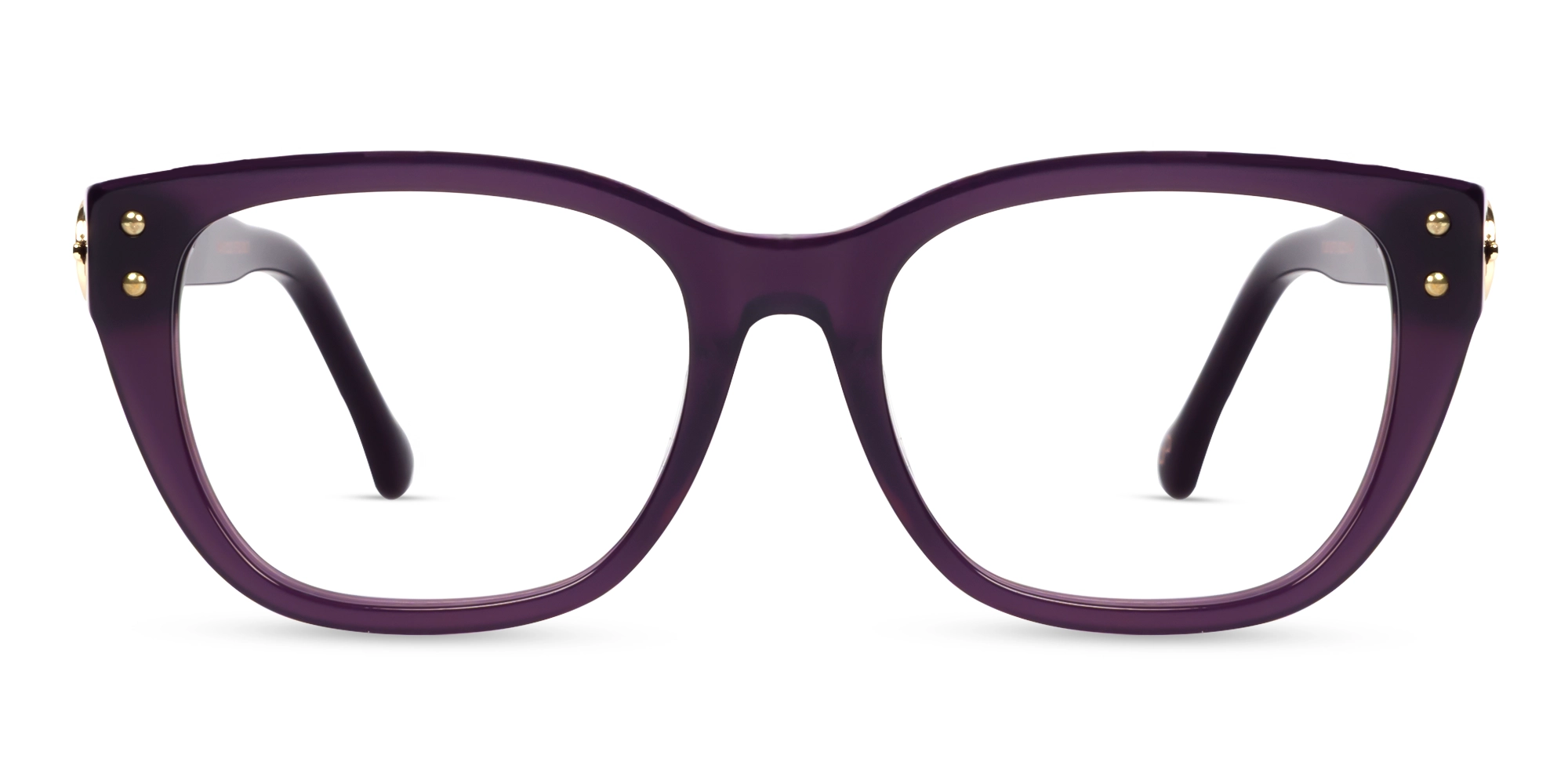 Affair Purple Cat-eye Fullrim Glasses-1