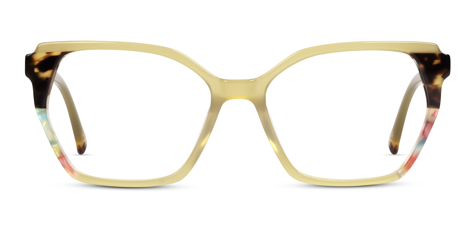 Celery Green Cat-eye Glasses For Women-1