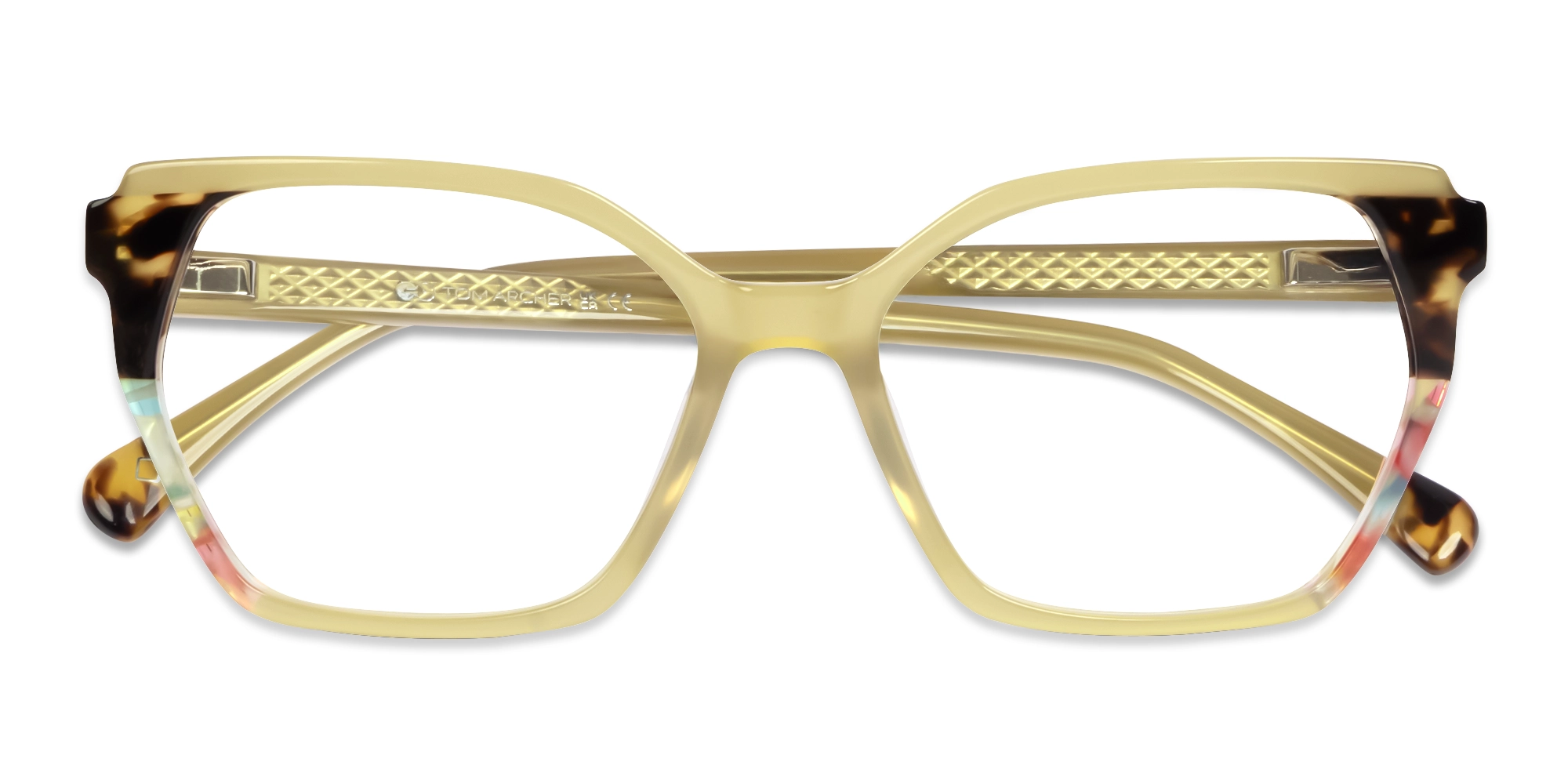 Celery Green Cat-eye Glasses For Women-6