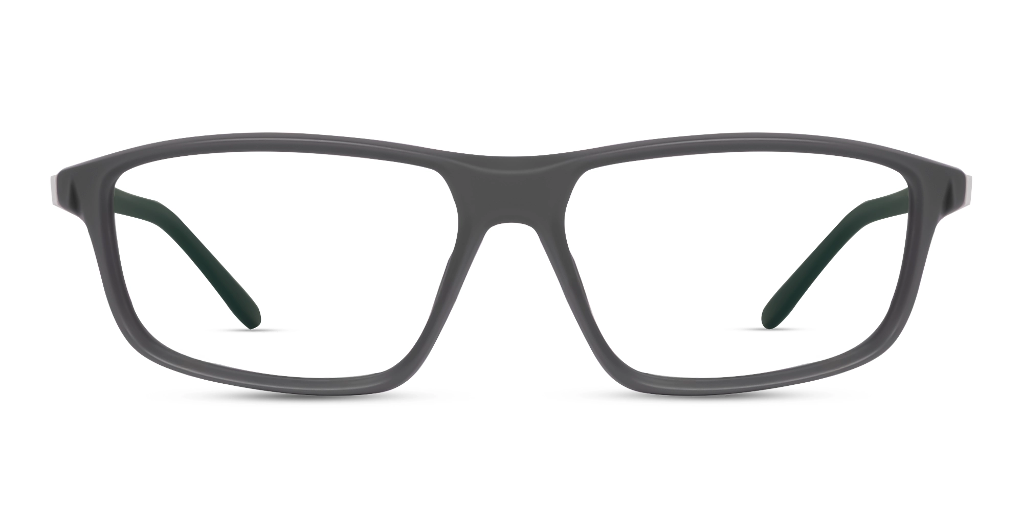 Sports Smoke Grey Rectangular Glasses-1