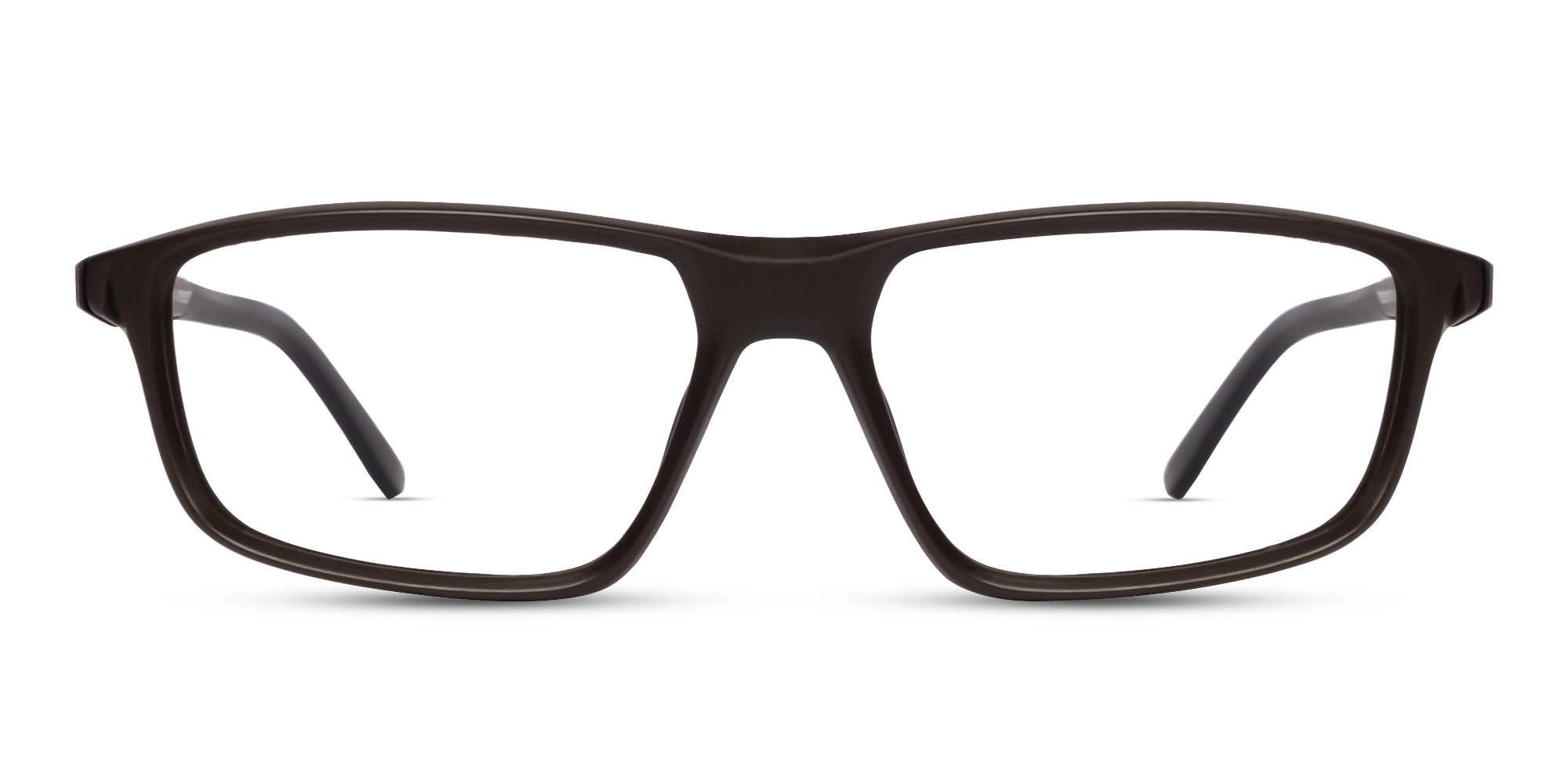 Sports Dark Brown Rectangular Glasses-1 Sports Dark Brown Rectangular Glasses-1