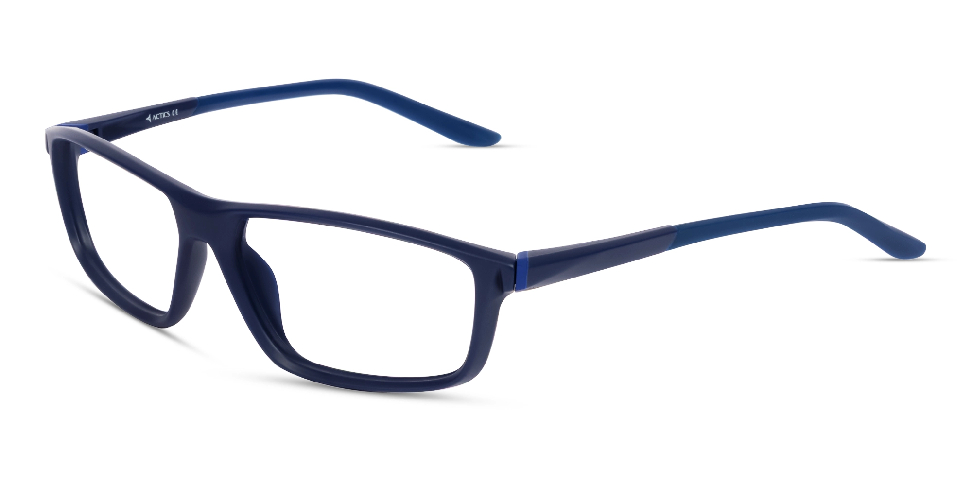 Sports TR90 Navy Blue Rectangular Glasses-3